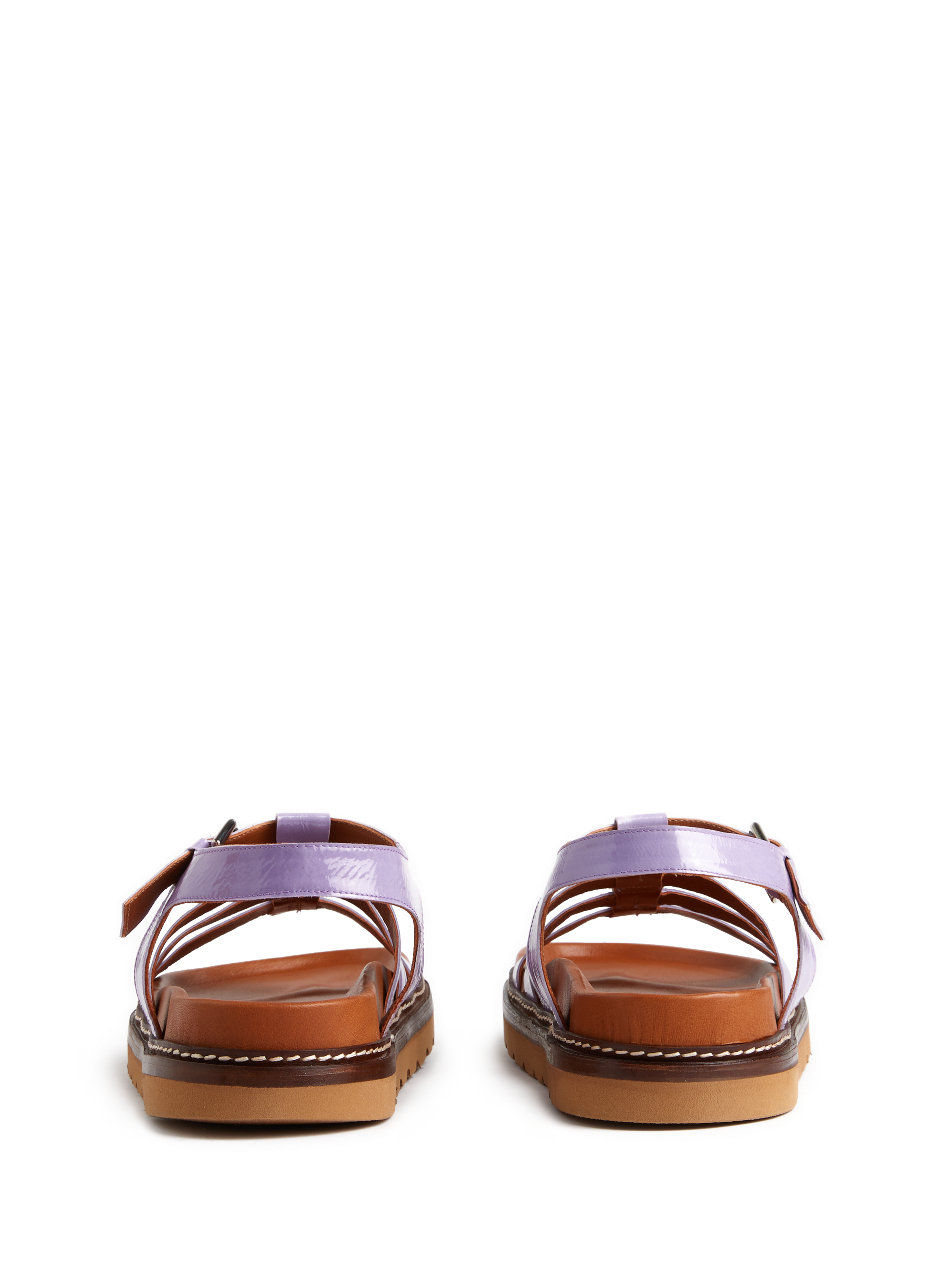 Sandales Cami en cuir verni REJINA PYO Violet