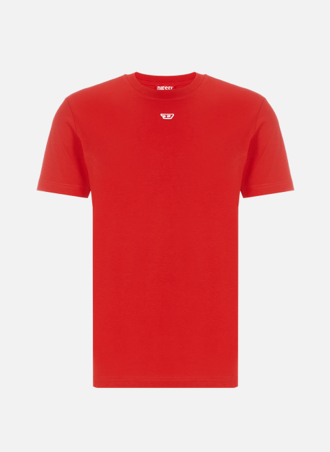 Monogram patch cotton T-shirt RedDIESEL 