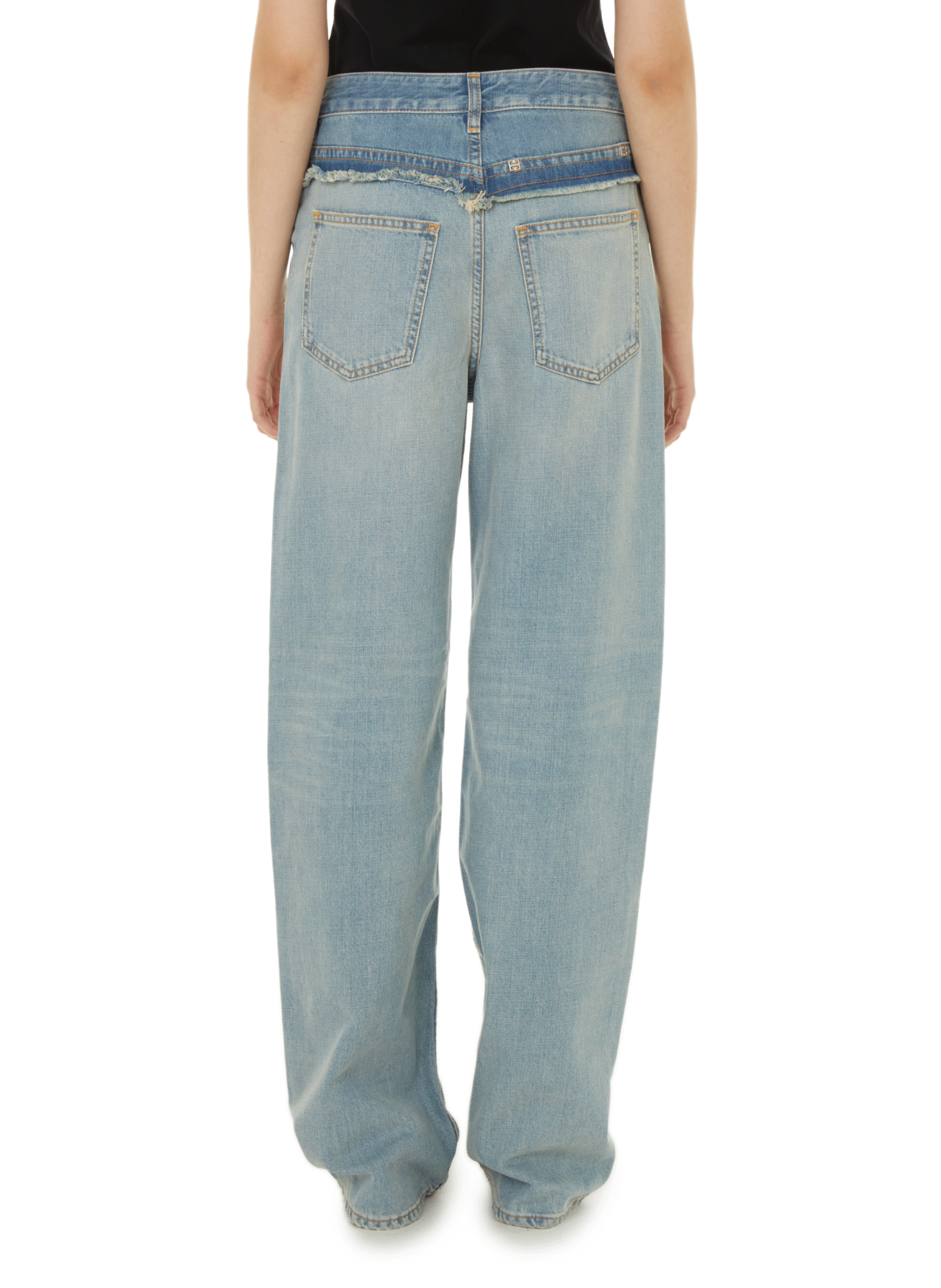 Straight-fit cotton jeans  GIVENCHY Blue