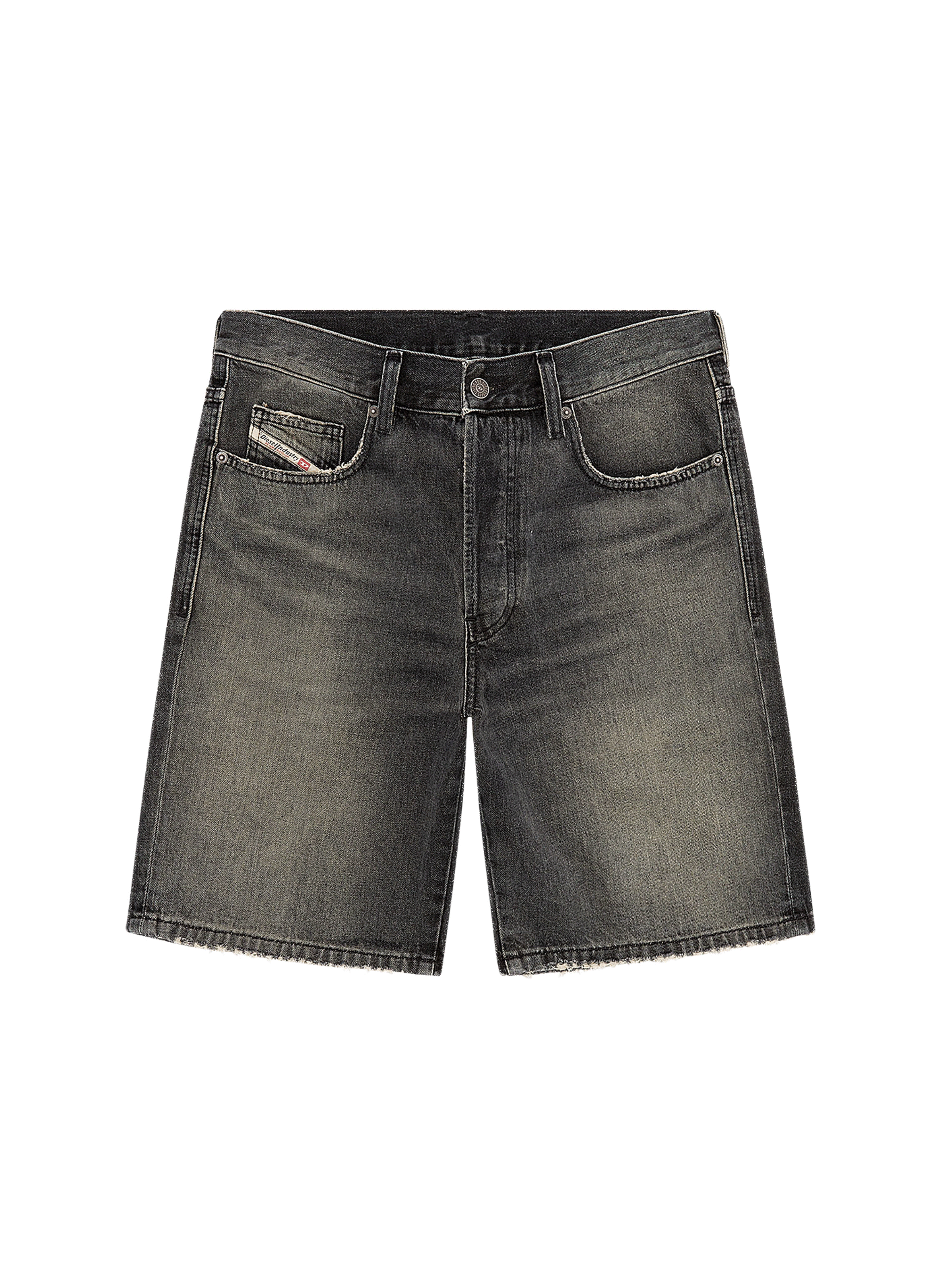 DIESEL Short en jean  Gris