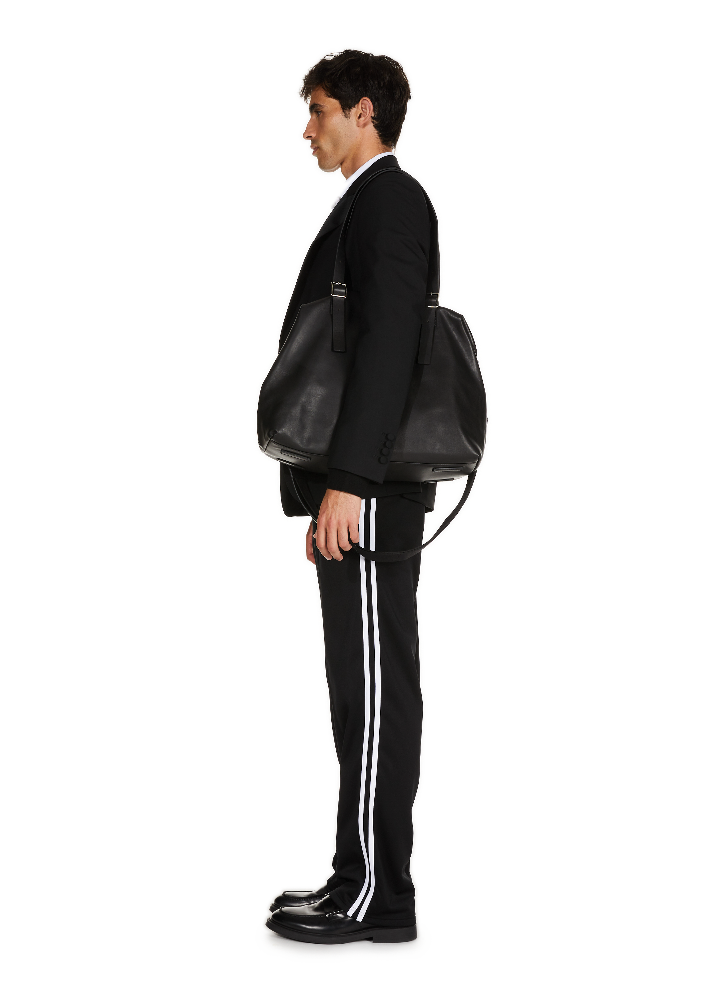 Leather weekend bag SAISON 1865 Black