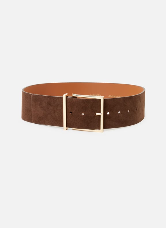 Large ceinture en cuir suédé SAISON 1865 Large ceinture en cuir suédé SAISON 1865