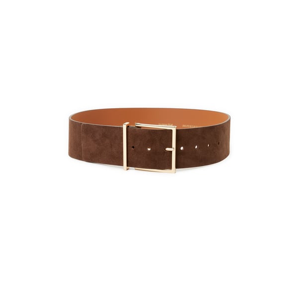 Large ceinture en cuir suédé Large ceinture en cuir suédé