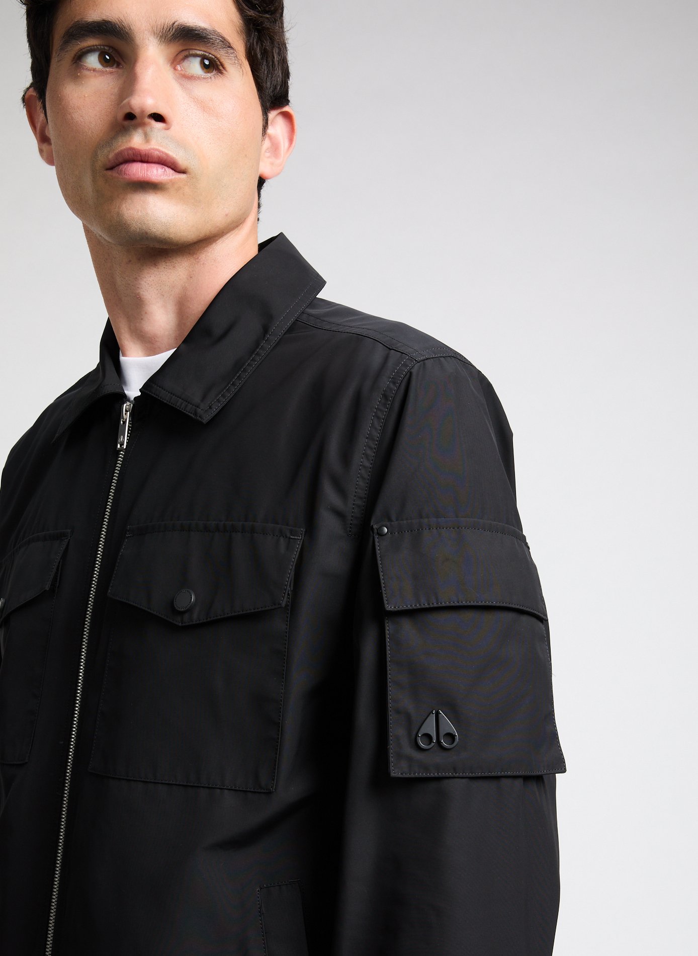 Veste De Pluie Blanche Moose Knuckles Taille M - Neuf Avec étiquettes Scellé