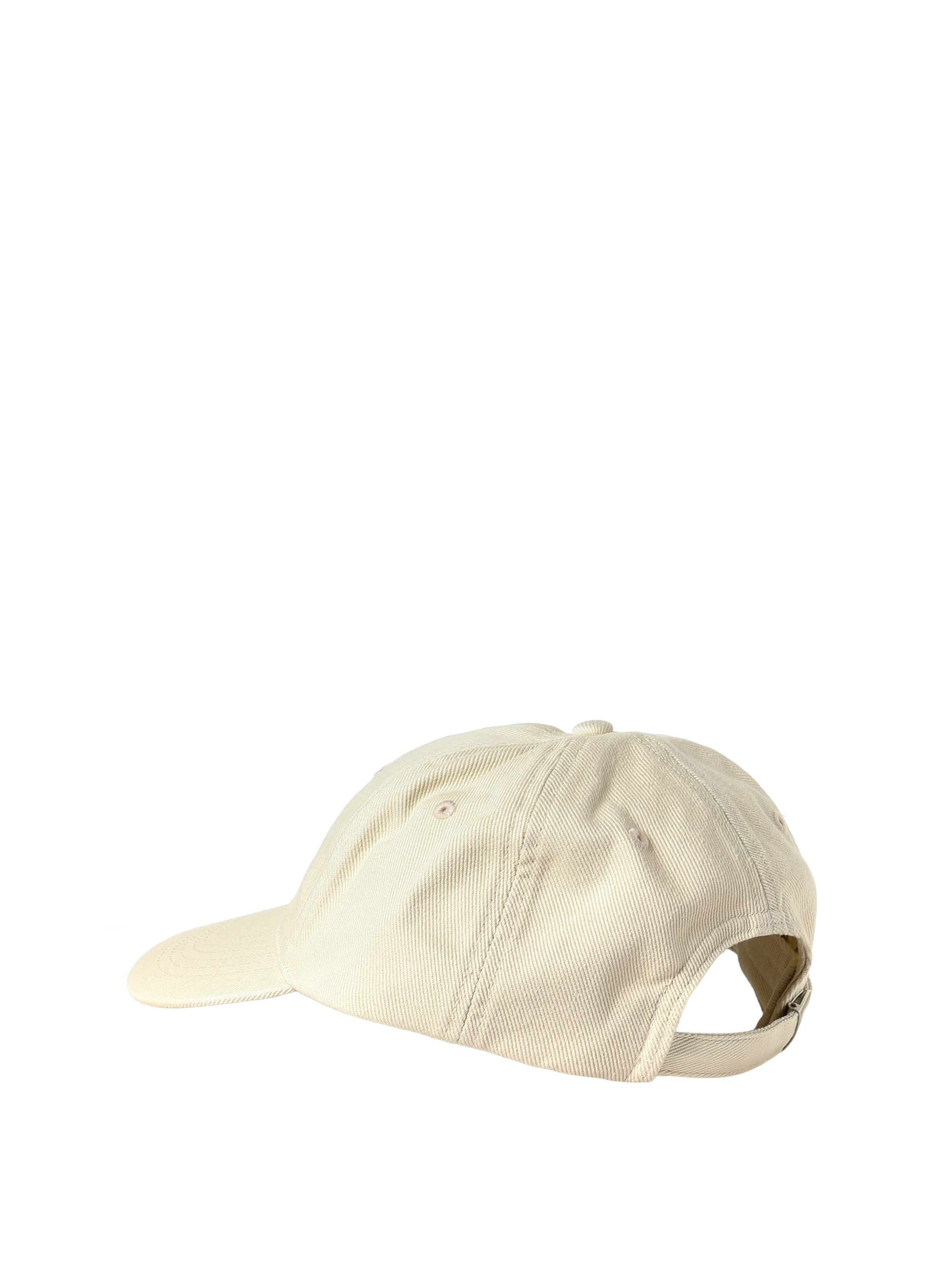 Embroidered Logo Denim Cap CALVIN KLEIN Beige
