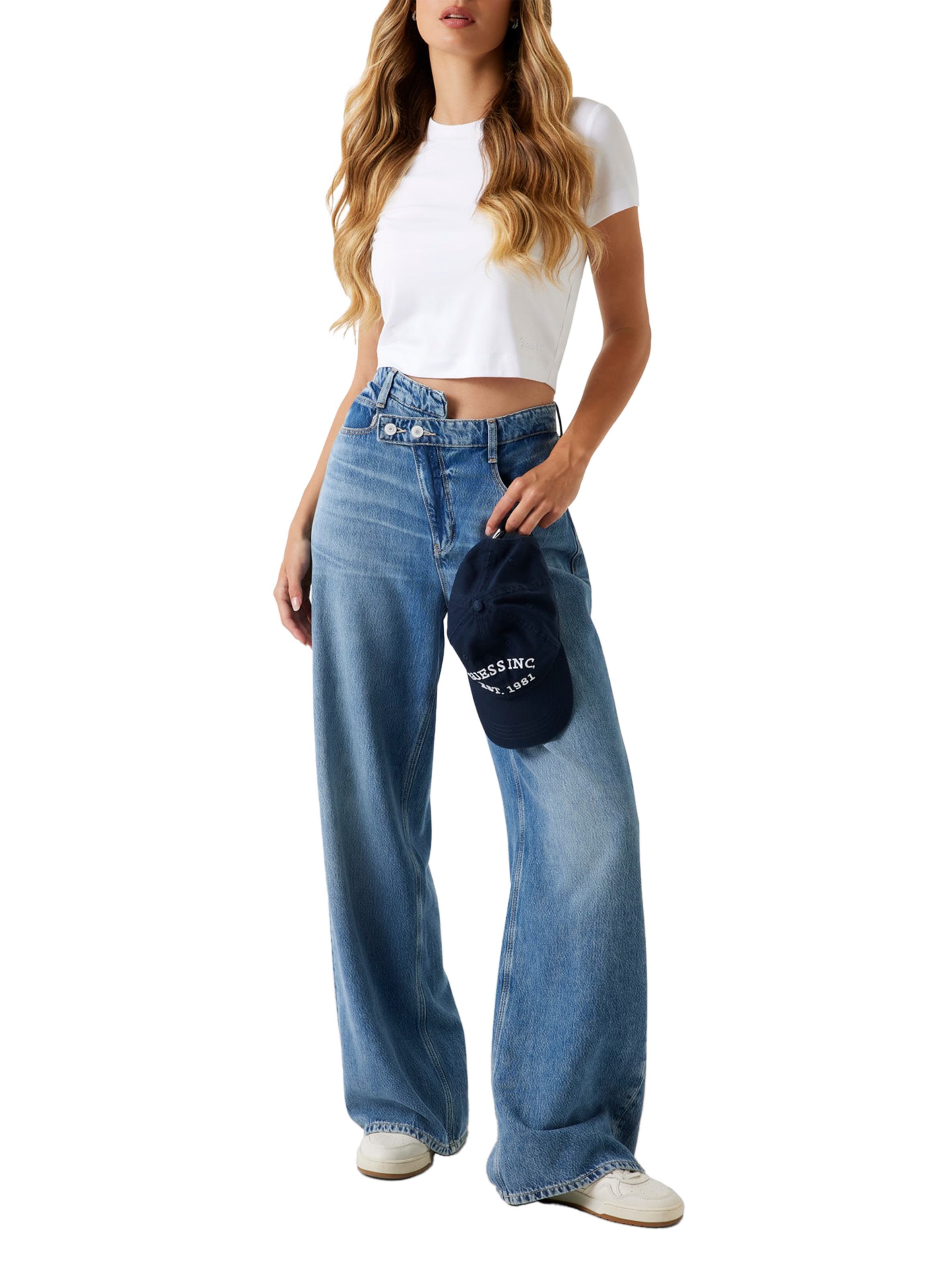 Pantalon large Sexy Palazzo GUESS Multicolore