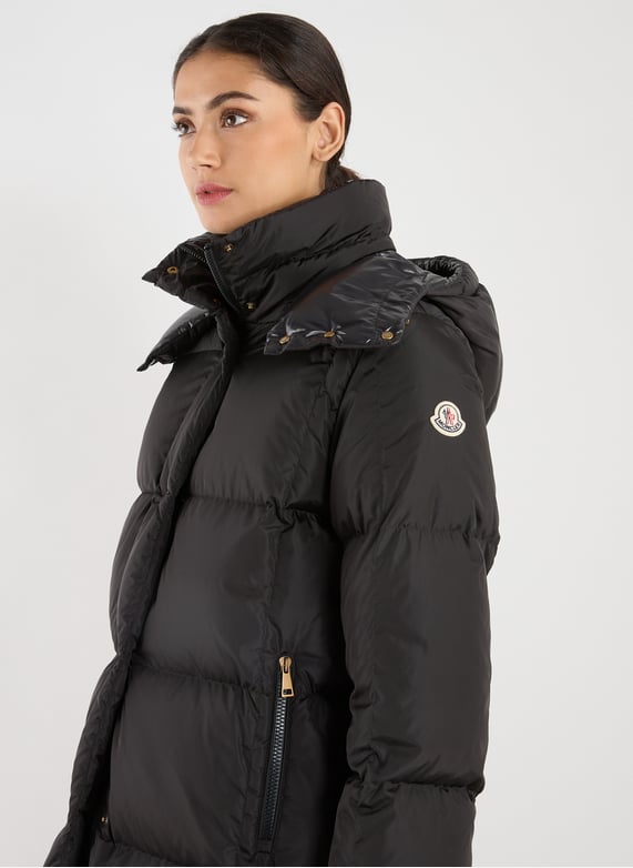 Doudoune matelassée mi-longue | Noir by MONCLER Doudoune matelassée mi-longue Noir