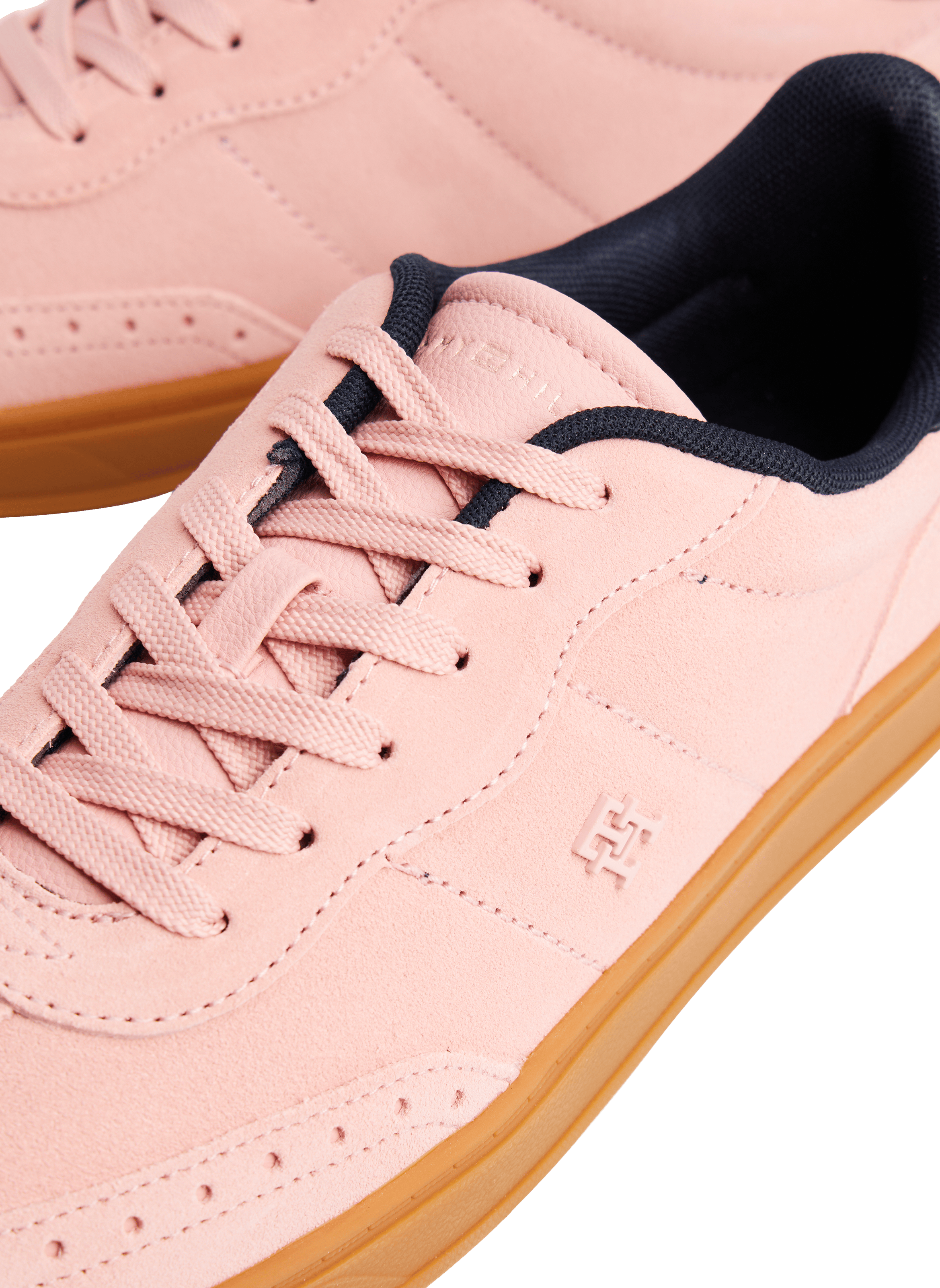 Baskets en cuir TOMMY HILFIGER Rose