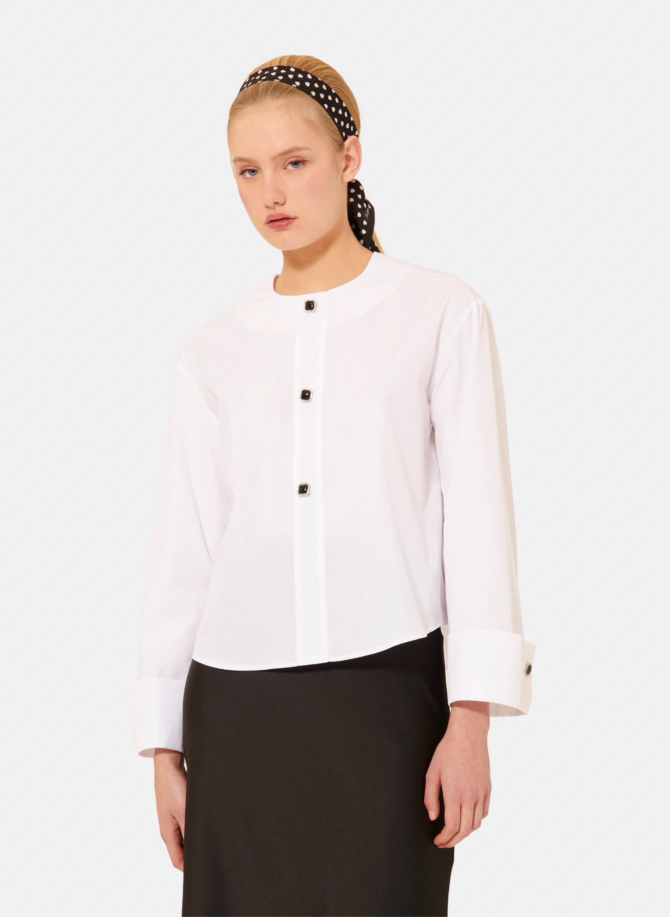 Chemise carillon TARA JARMON Blanc