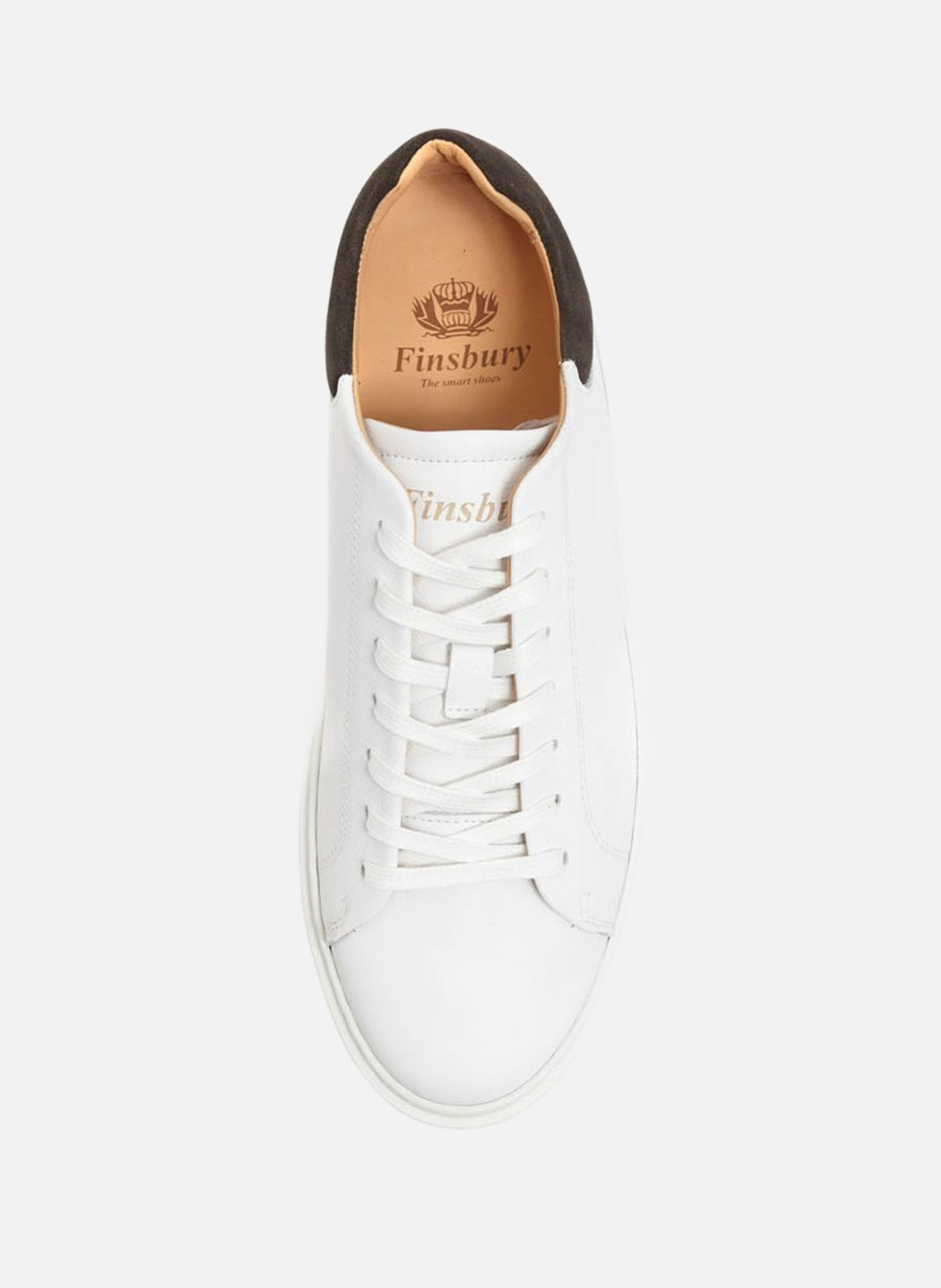 Sneakers daim daytona FINSBURY Blanc