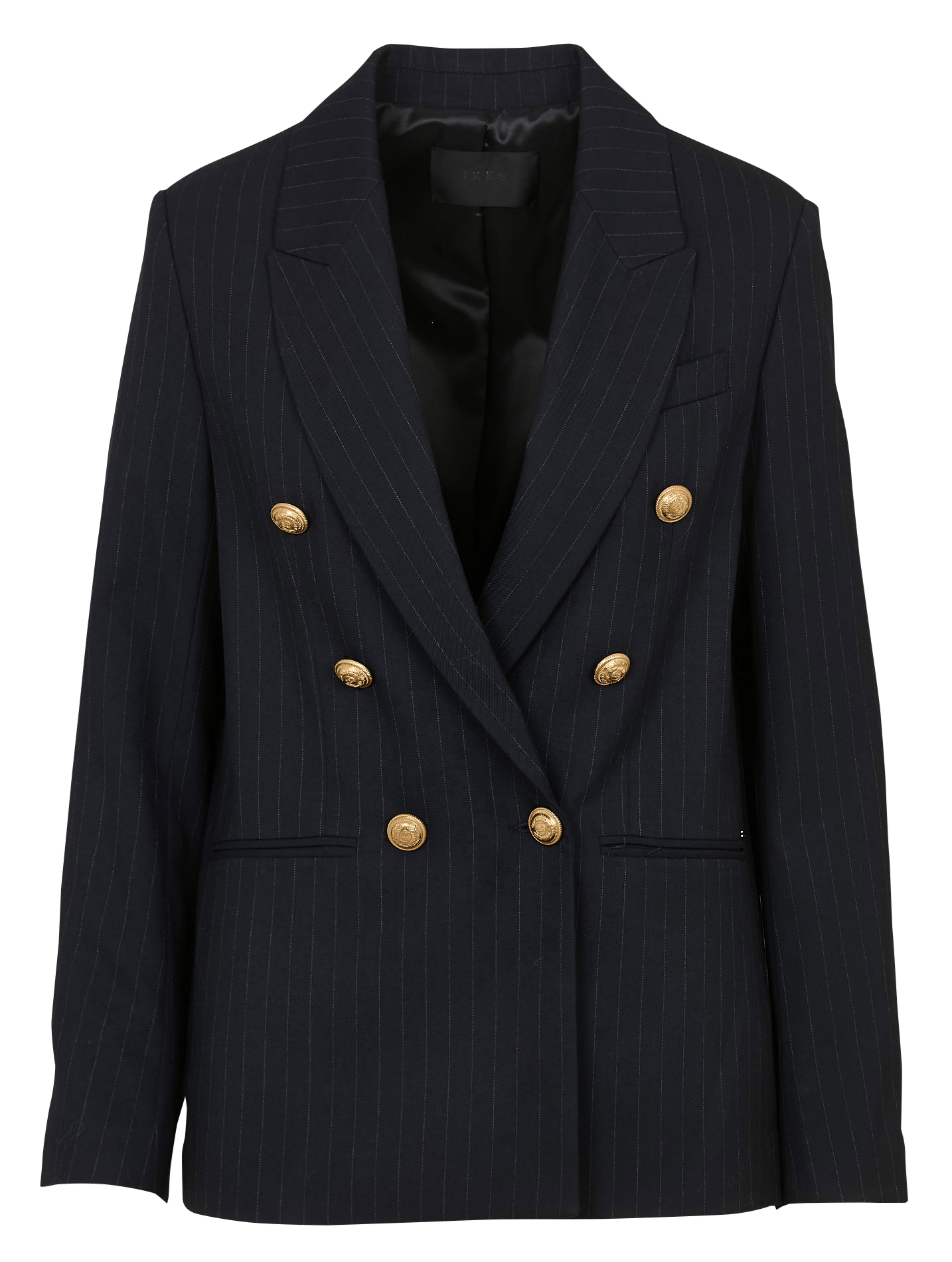 Veste de tailleur à rayures Bleu
