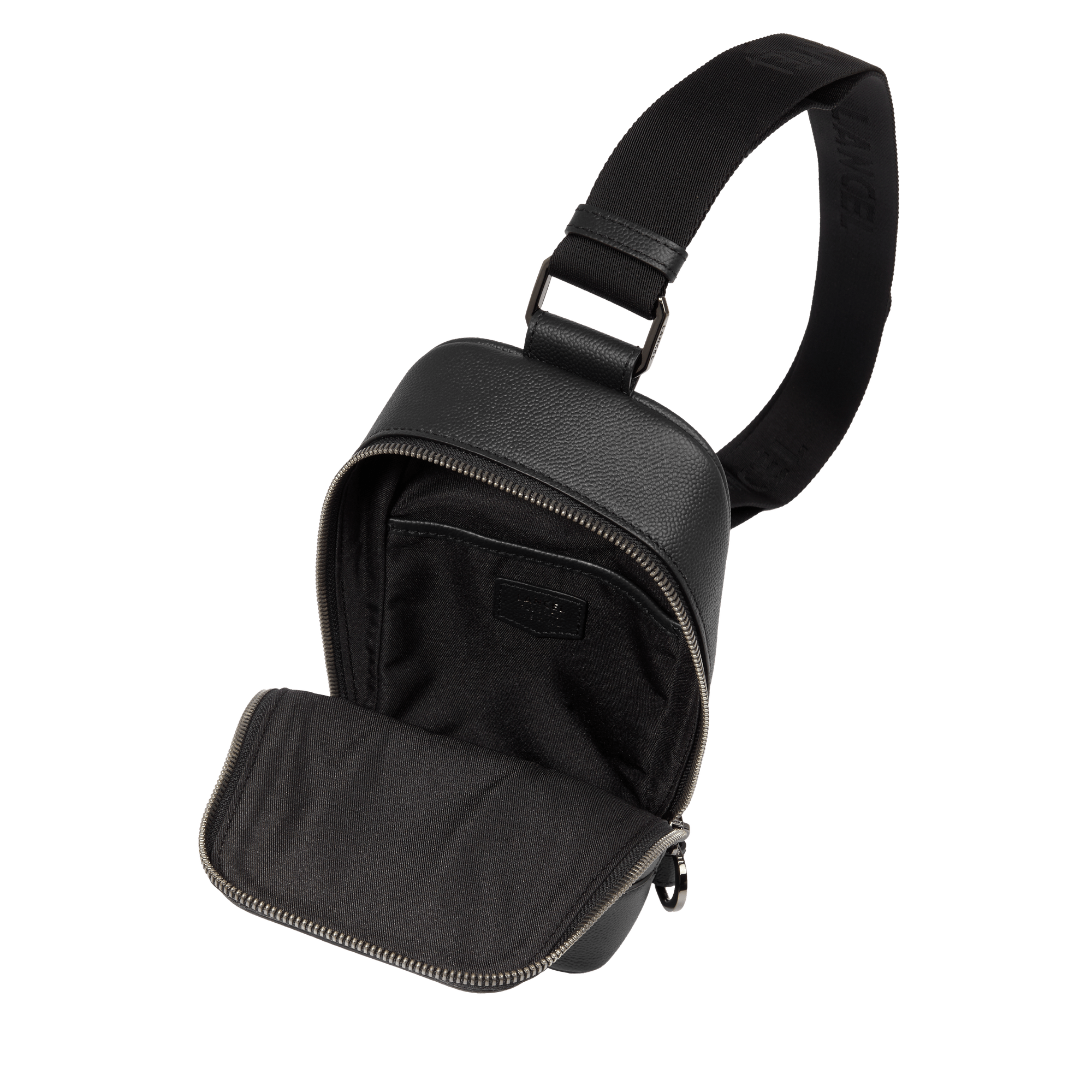 Bodybag charlie de lancel en cuir LANCEL Noir