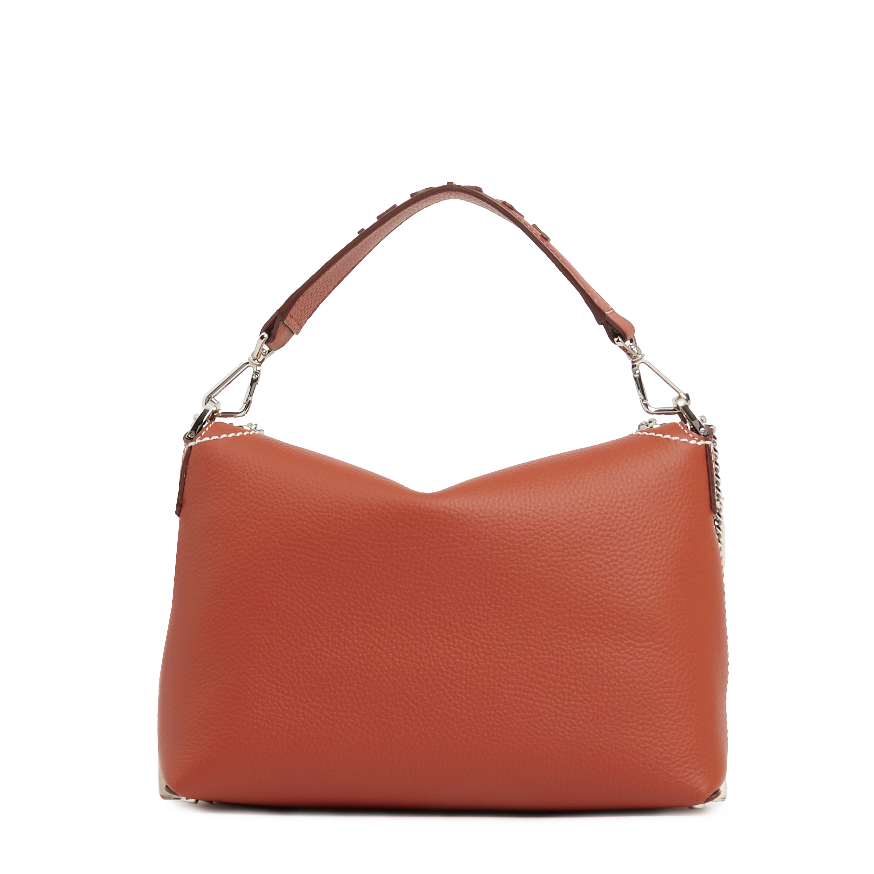 Sac rabat m ninon soft de lancel en cuir LANCEL Rouge