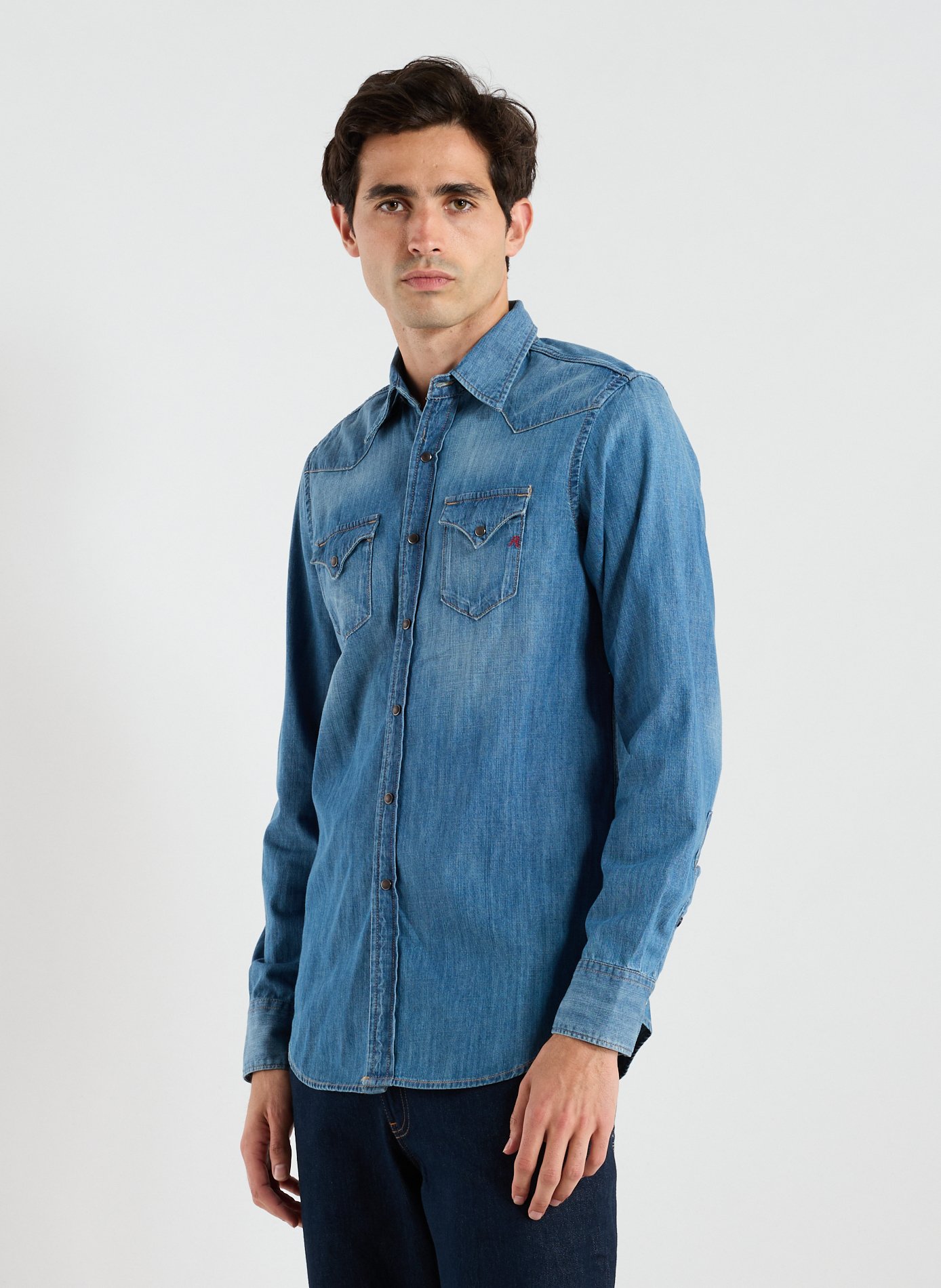 REPLAY Chemise en jean Bleu