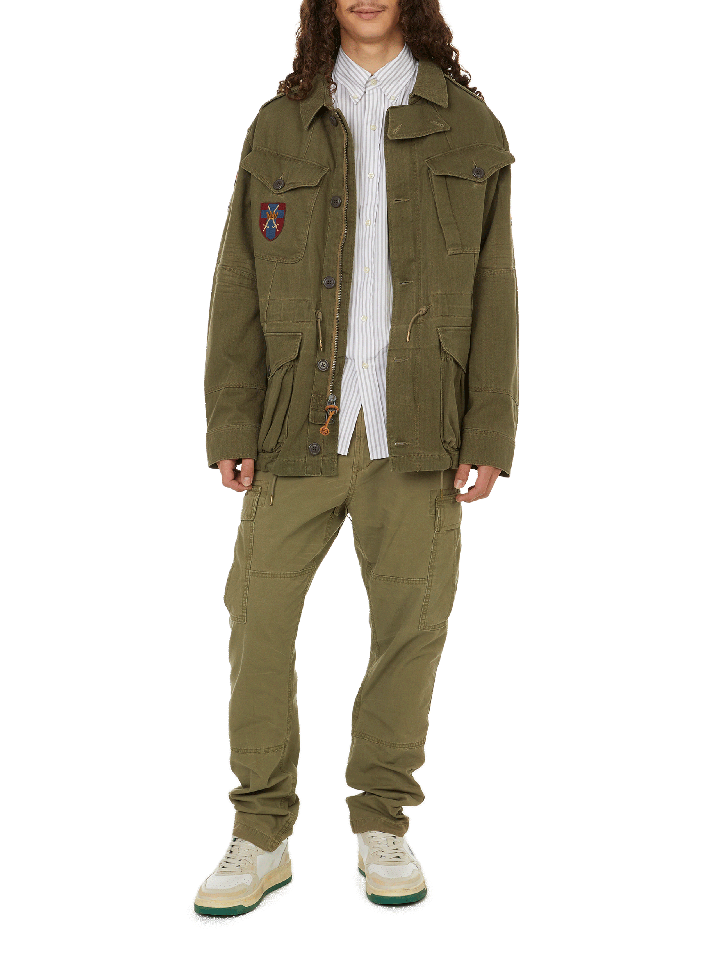 Chemise custom fit POLO RALPH LAUREN Gris