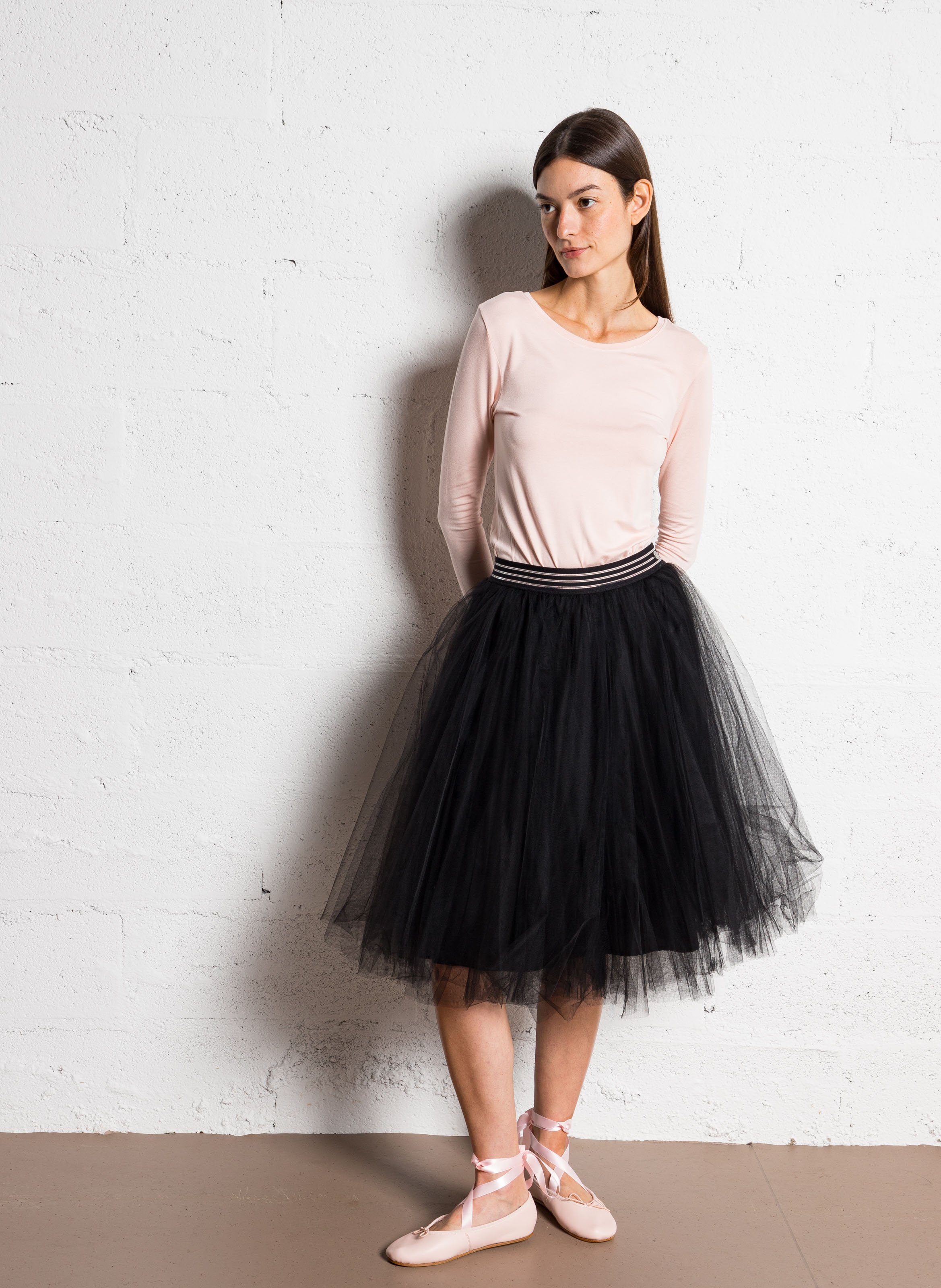 Jupon en tulle REPETTO Noir