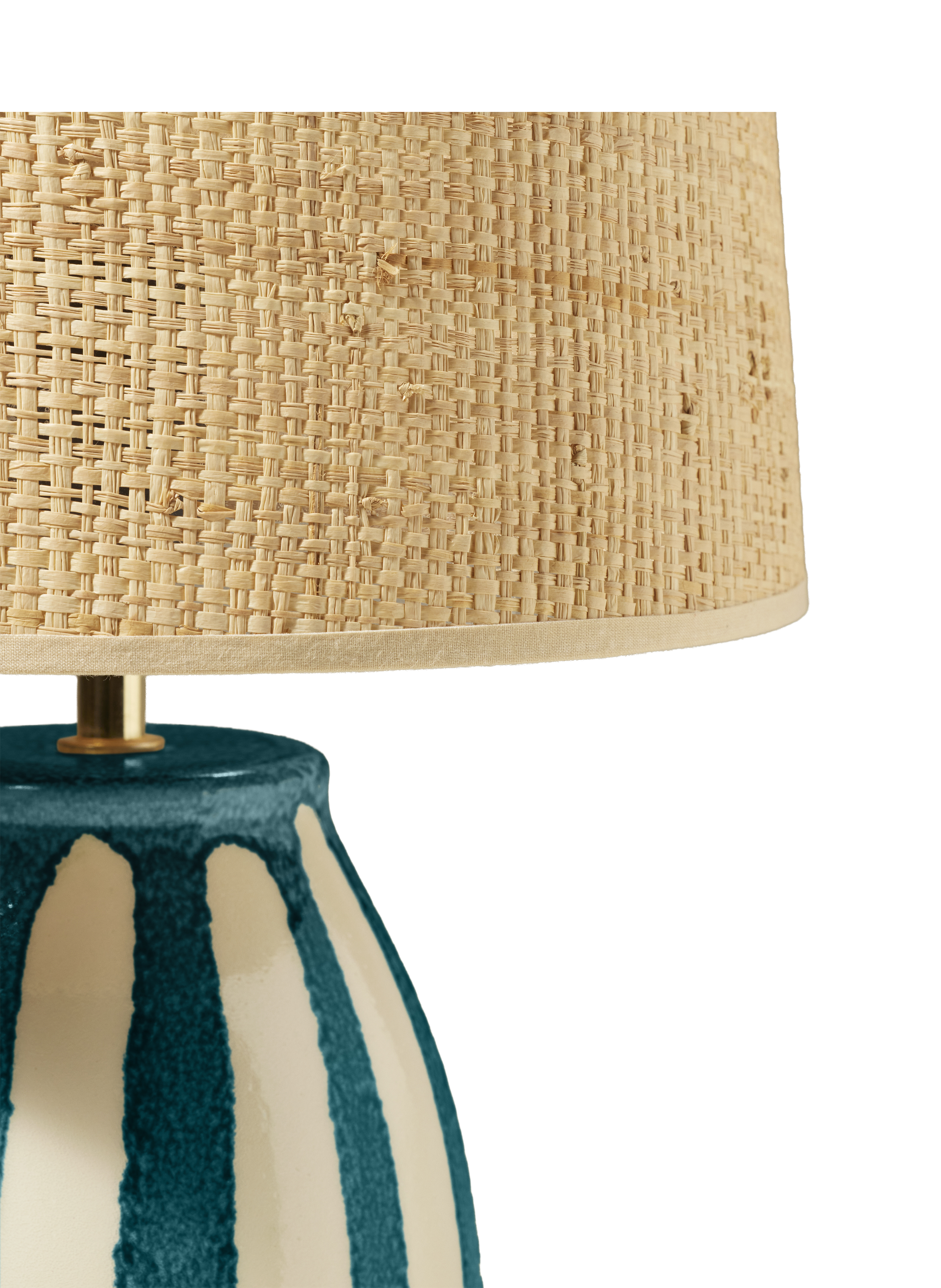 Lampe de table palmaria MAISON SARAH LAVOINE Bleu