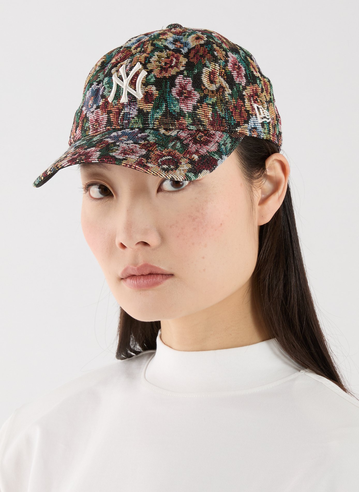 Casquette fleurie à visière incurvée NEW ERA Multicolore