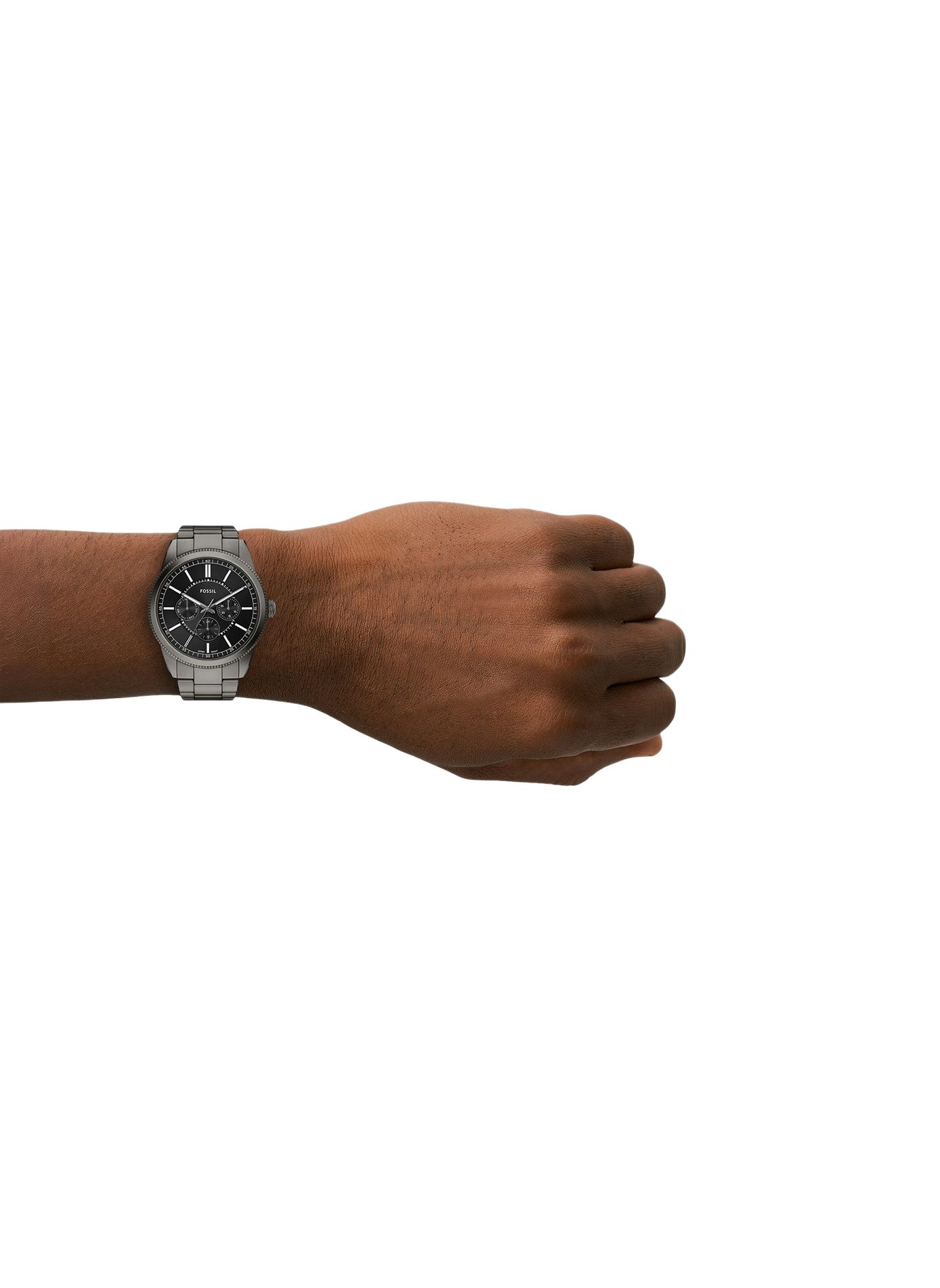 Montre Pearson en acier FOSSIL Noir