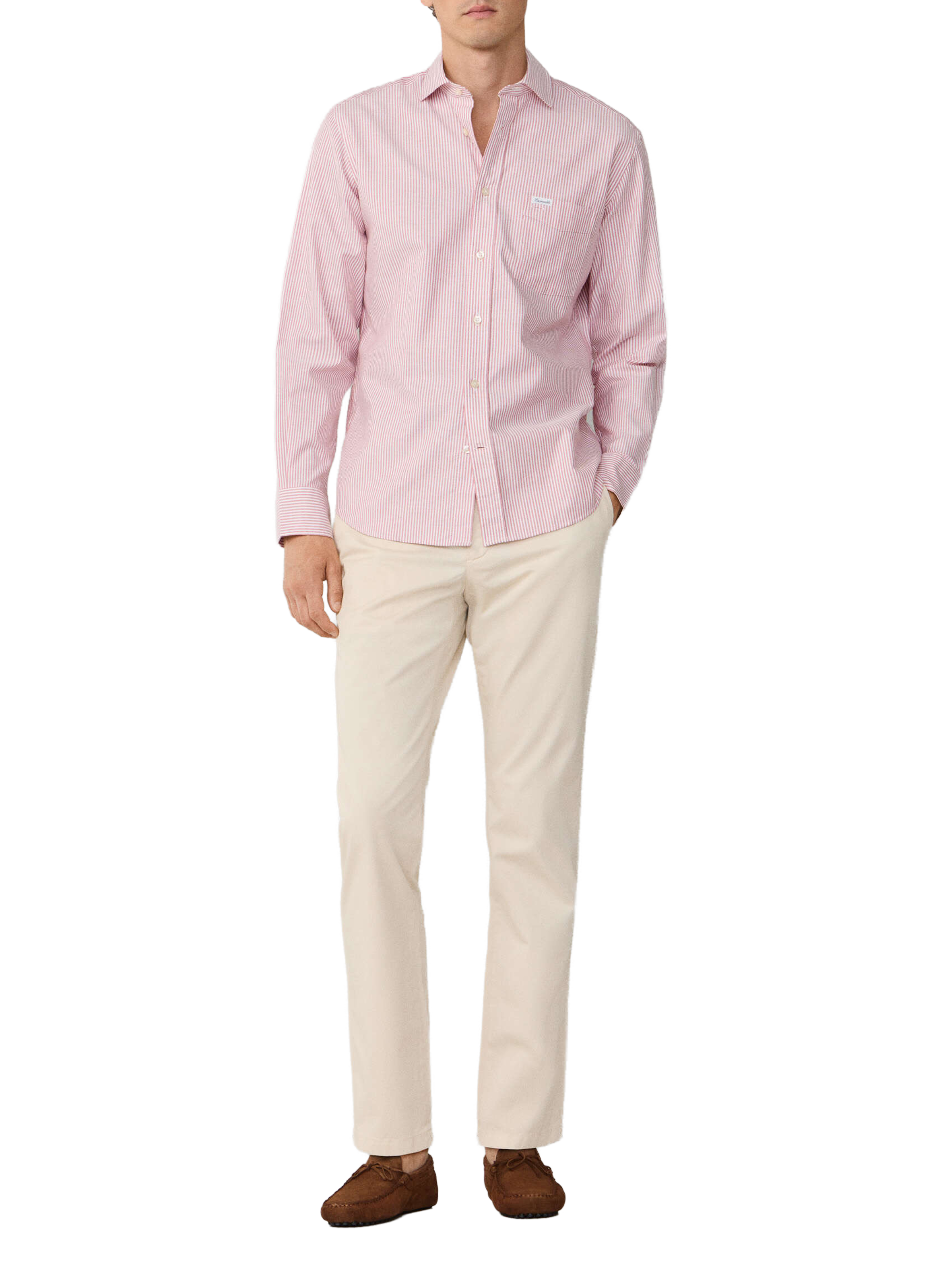 Linen shirt FACONNABLE Red