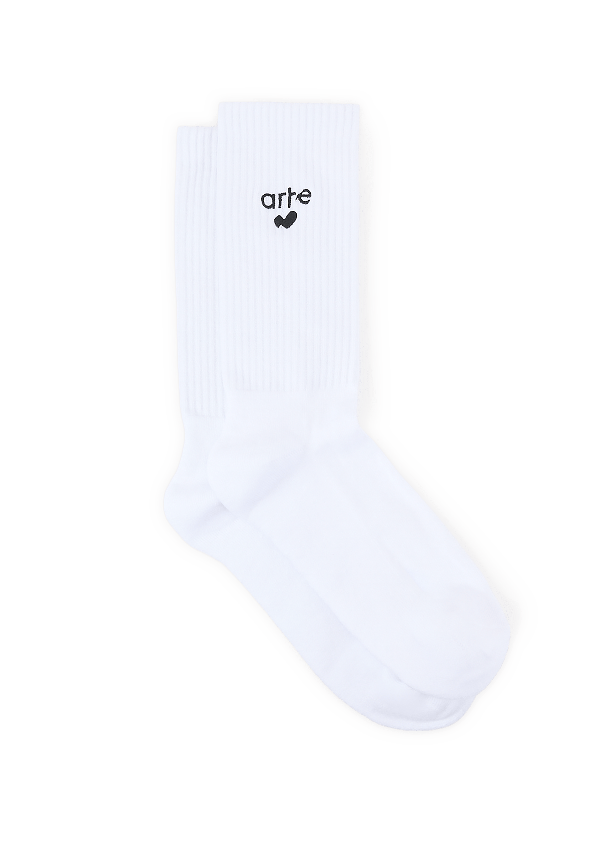 Mid-high logo cotton blend socks ARTE ANTWERP White