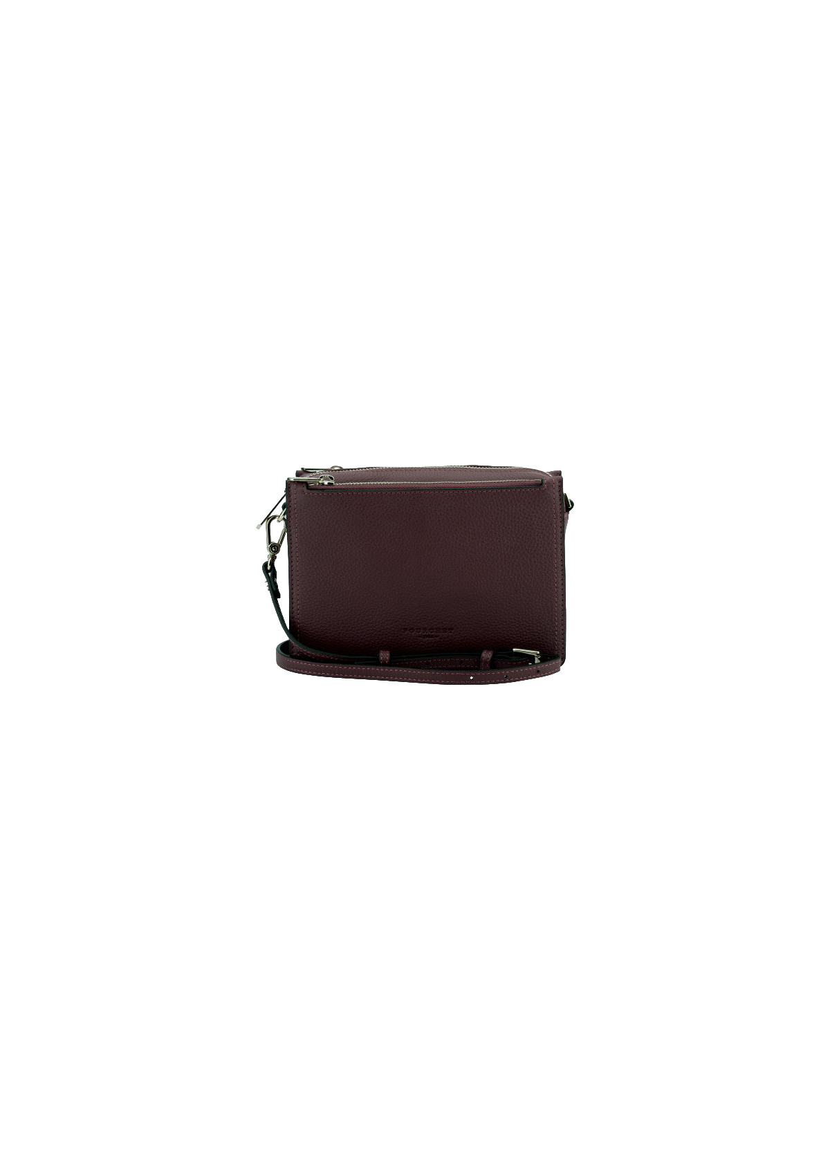 Alesia | sac trotteur gm en cuir de vachette POURCHET Rouge