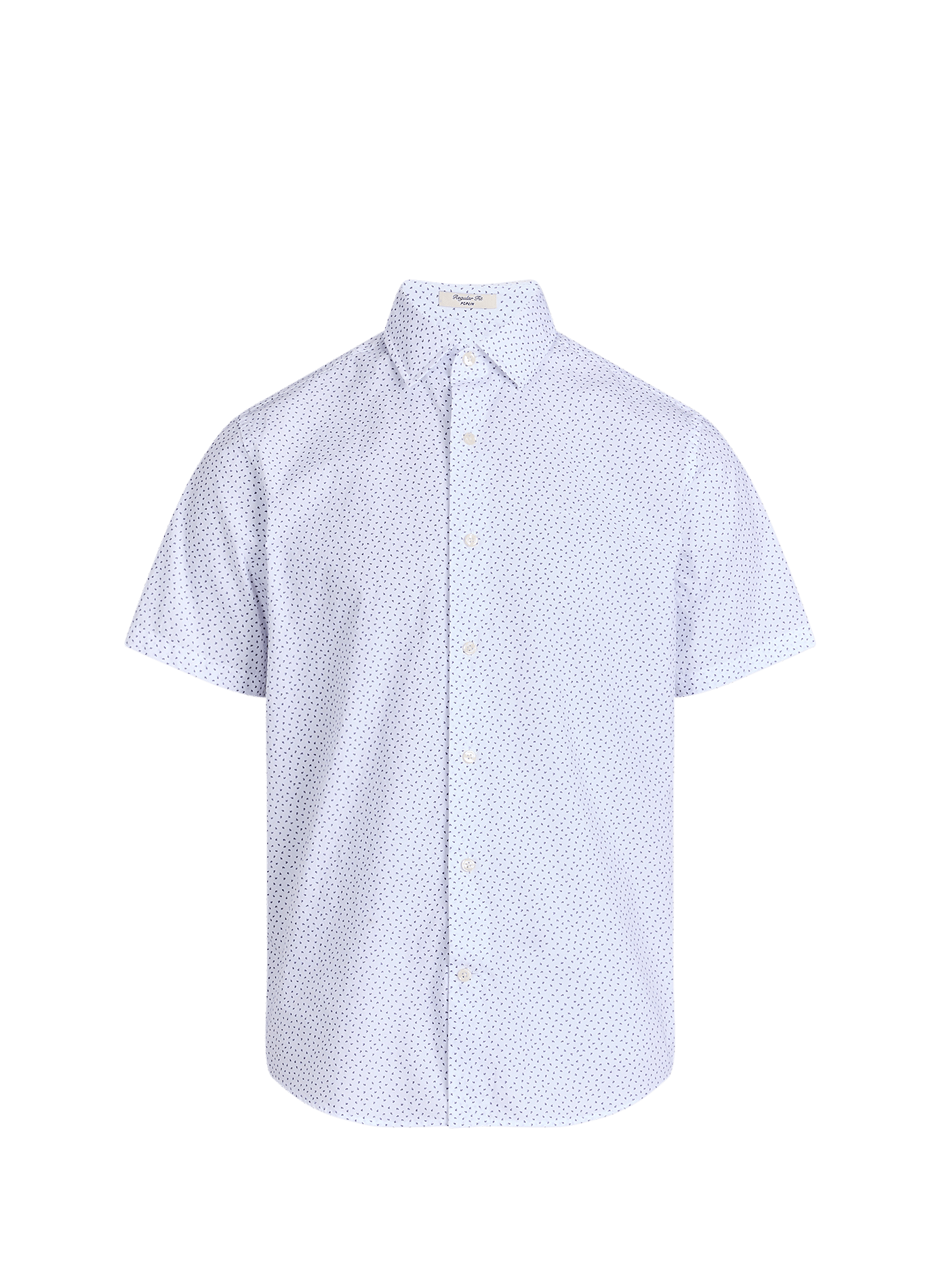 Chemise manches courtes à motifs en coton GANT Blanc