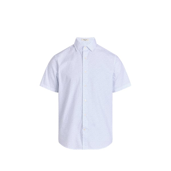Chemise manches courtes à motifs en coton Chemise manches courtes à motifs en coton