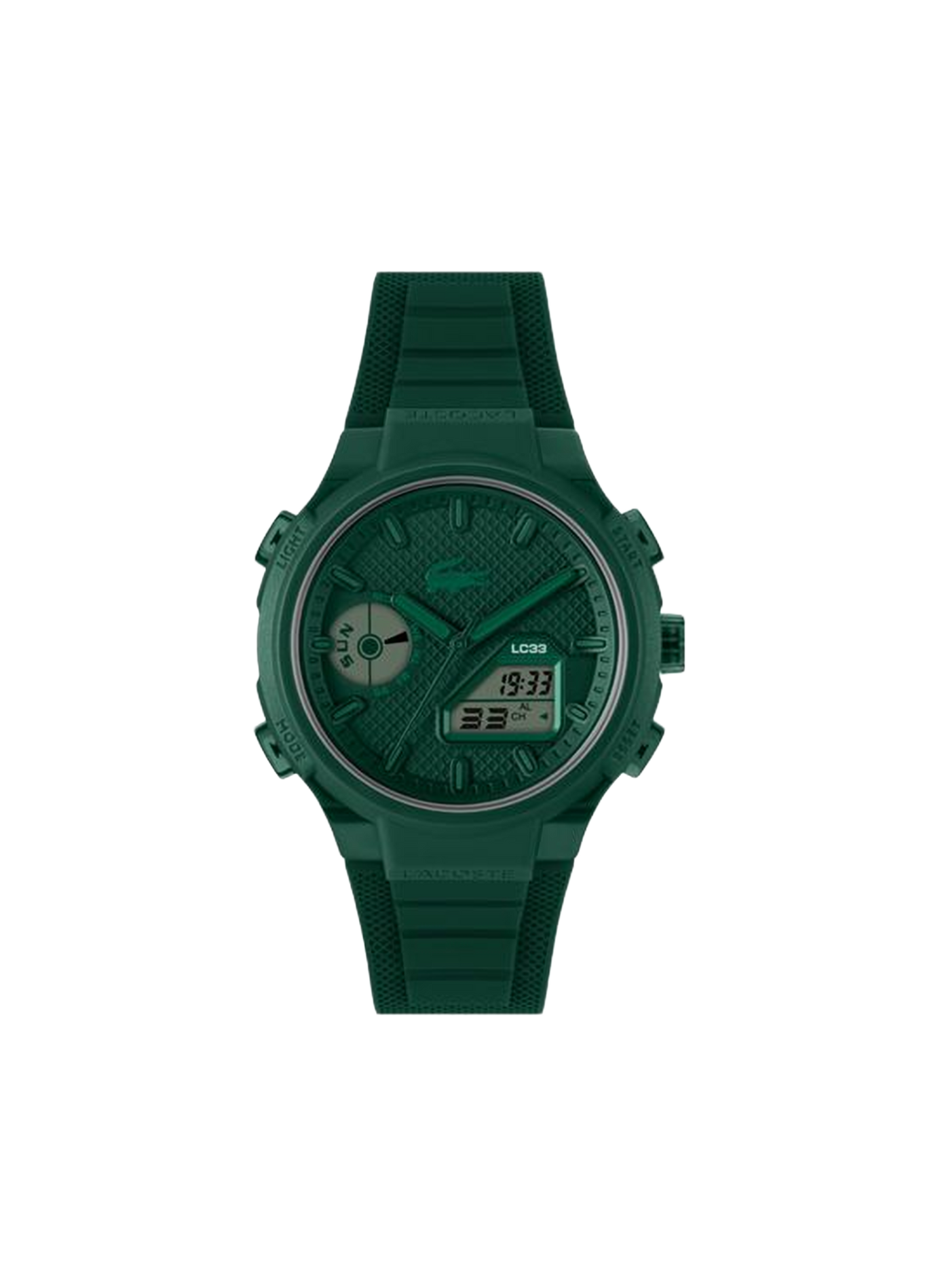 Montre quartz LC33 en silicone LACOSTE MONTRES Vert