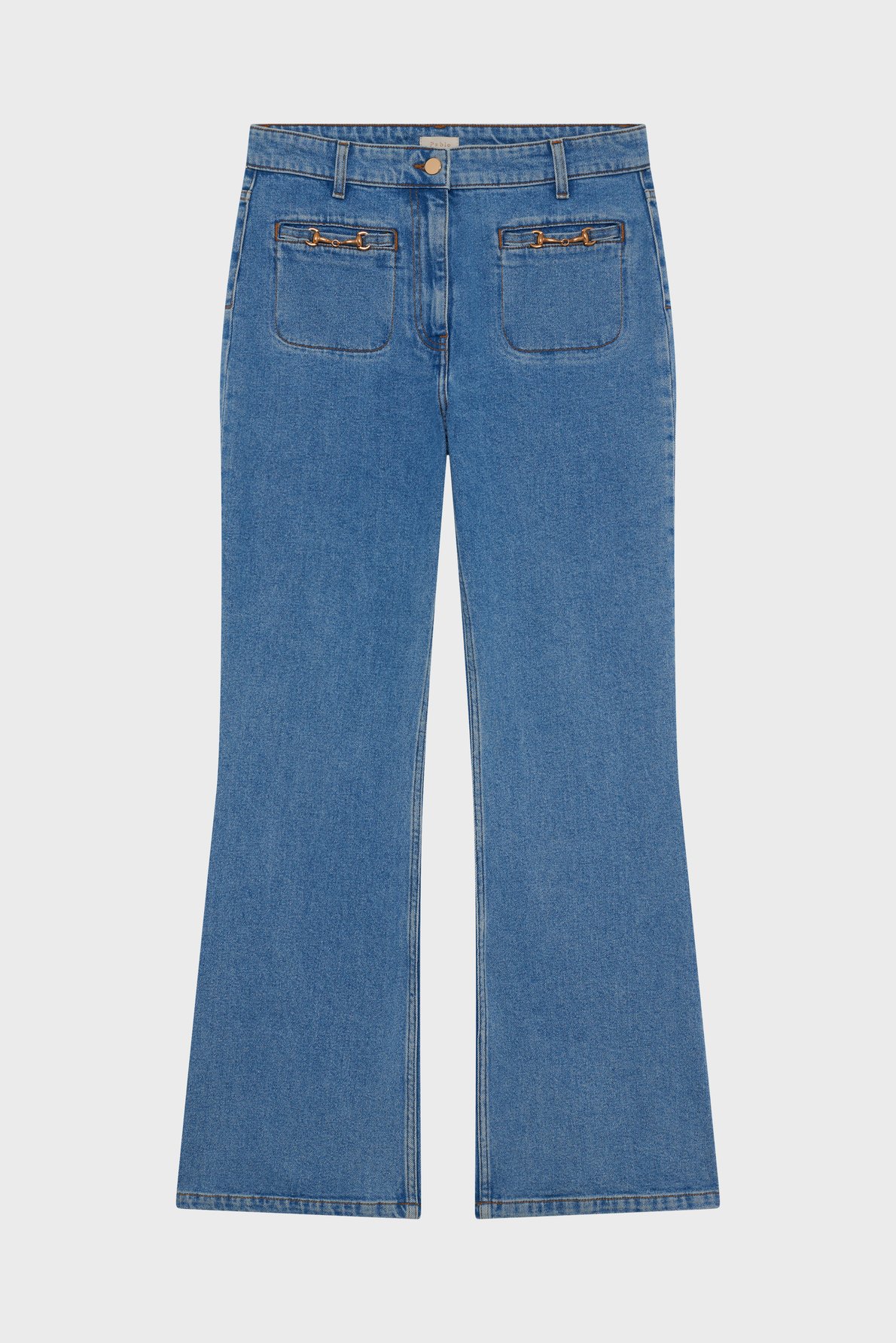 Jean bootcut à mors - brina PABLO Bleu