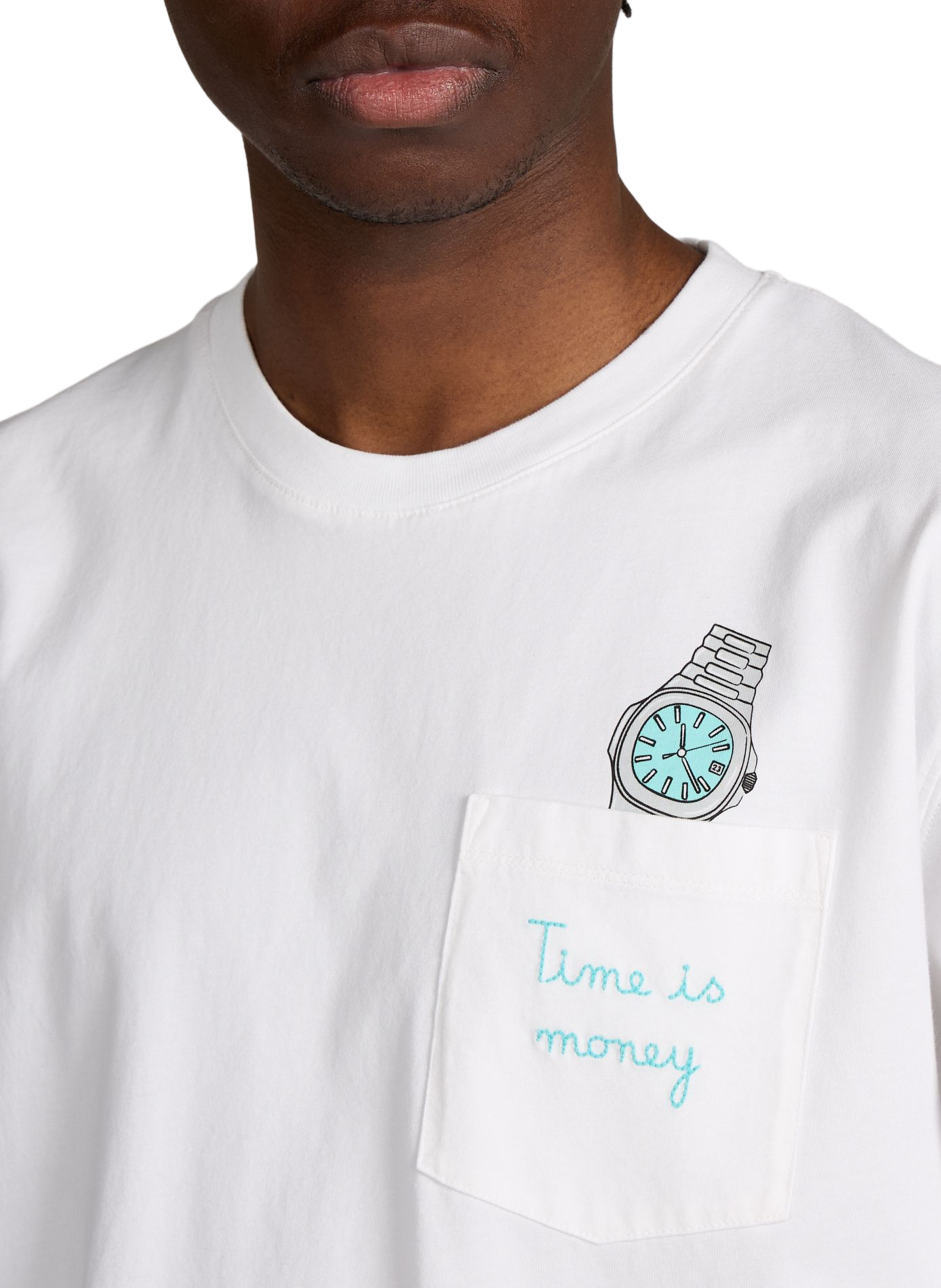 Straight cotton t-shirt MC2 SAINT BARTH White