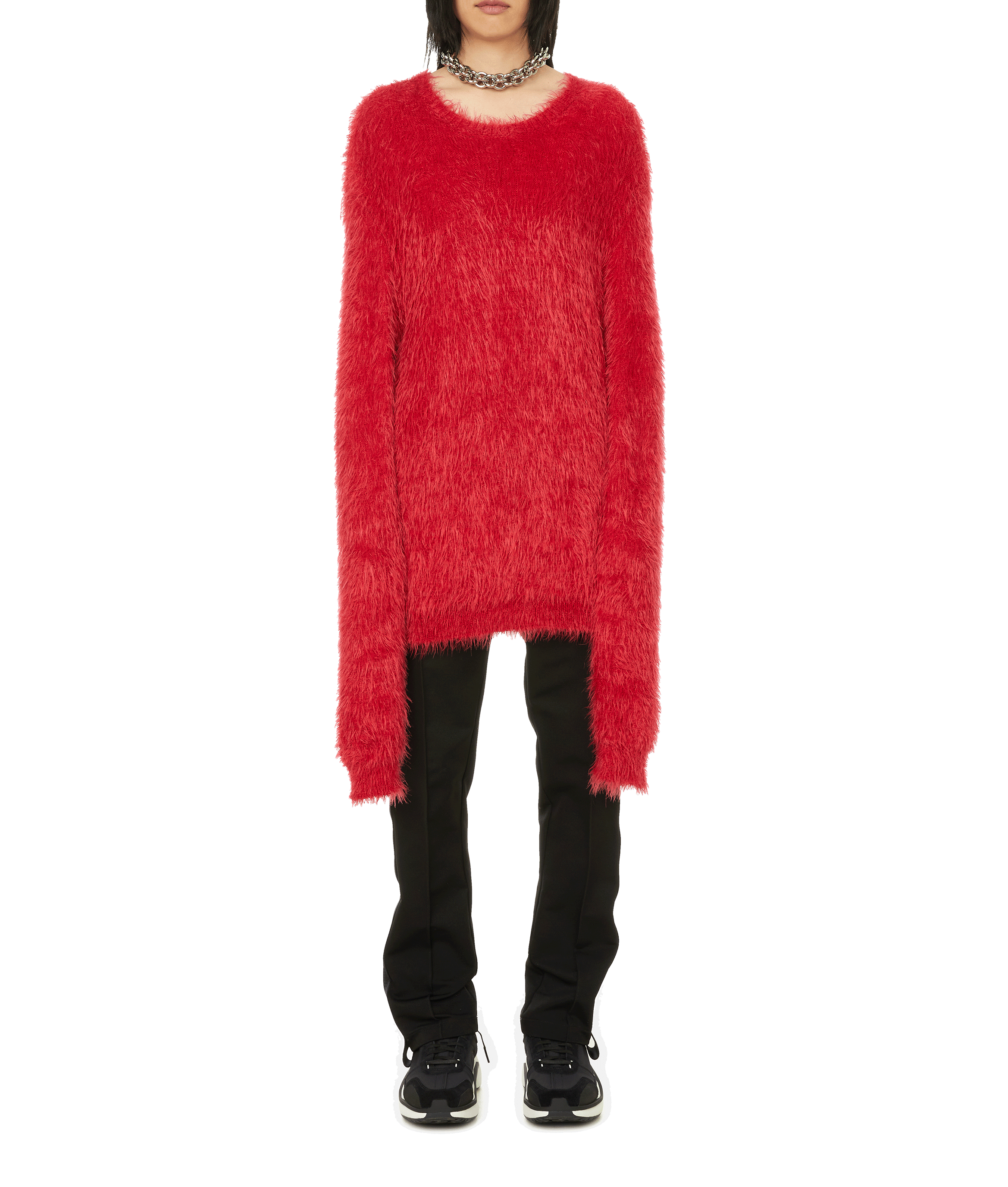 Dual chunky chain necklace 1017 ALYX 9SM Silver