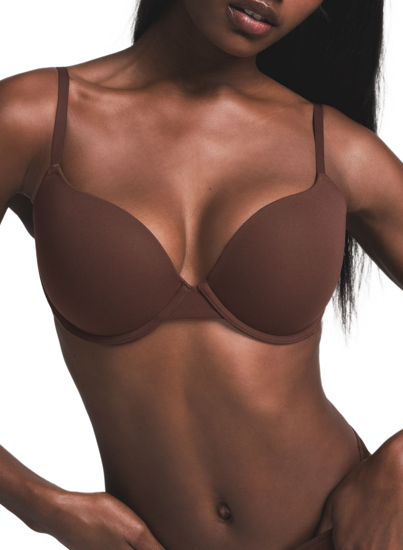 Solid push-up bra SKIMS Brown