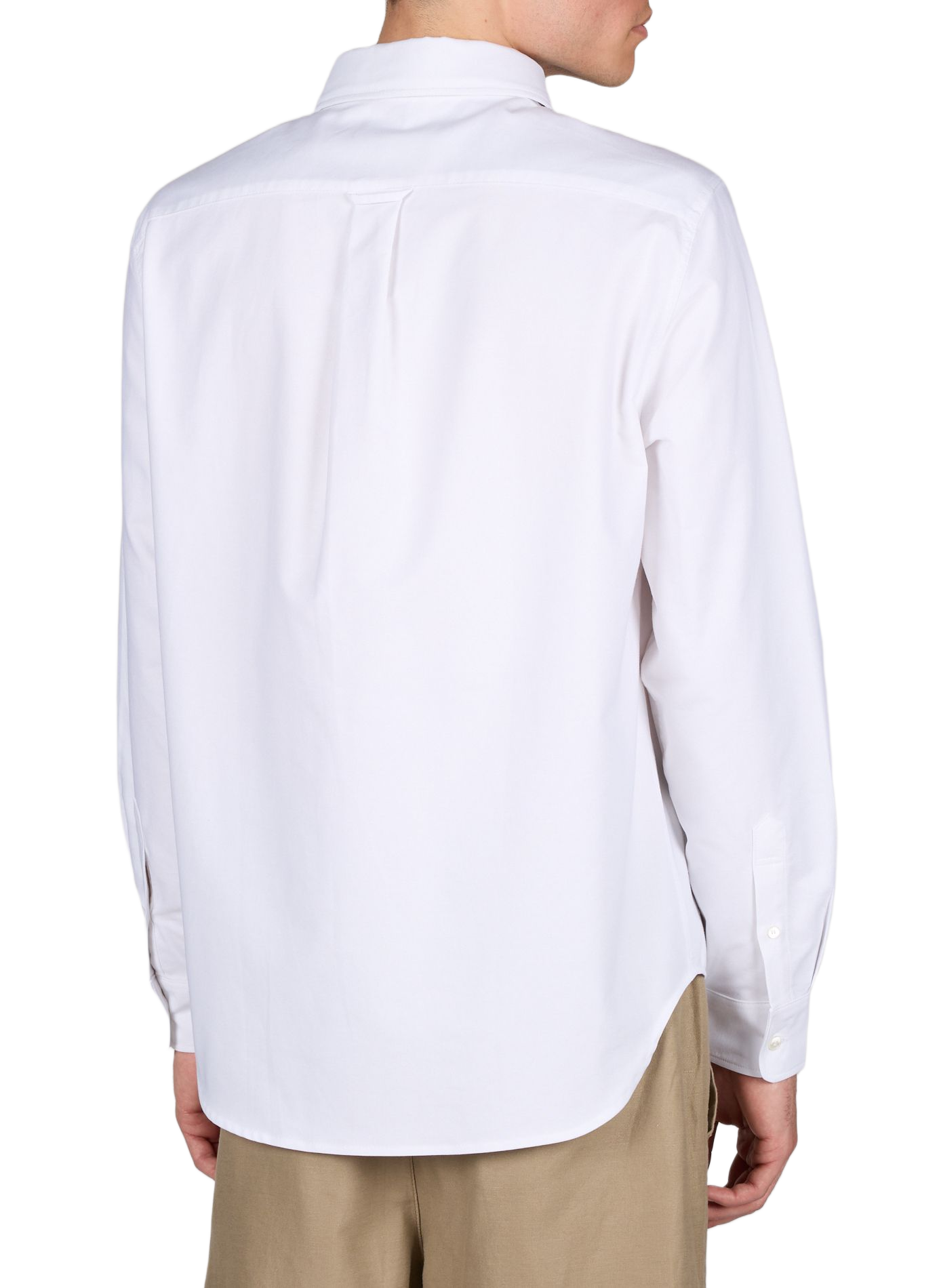 Chemise Profile Fox en coton MAISON KITSUNÉ Blanc