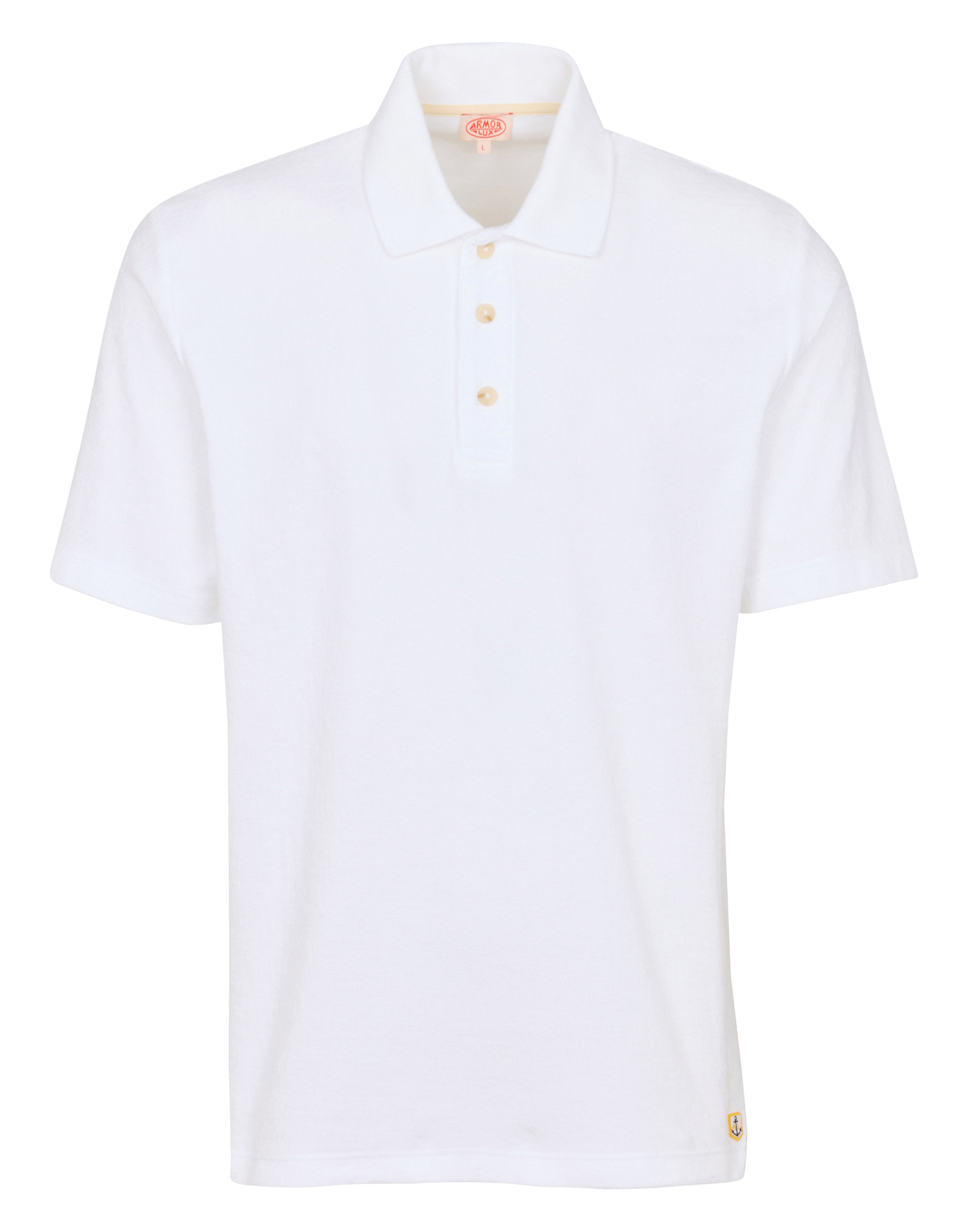 Polo oversize en coton heritage ARMOR-LUX Blanc