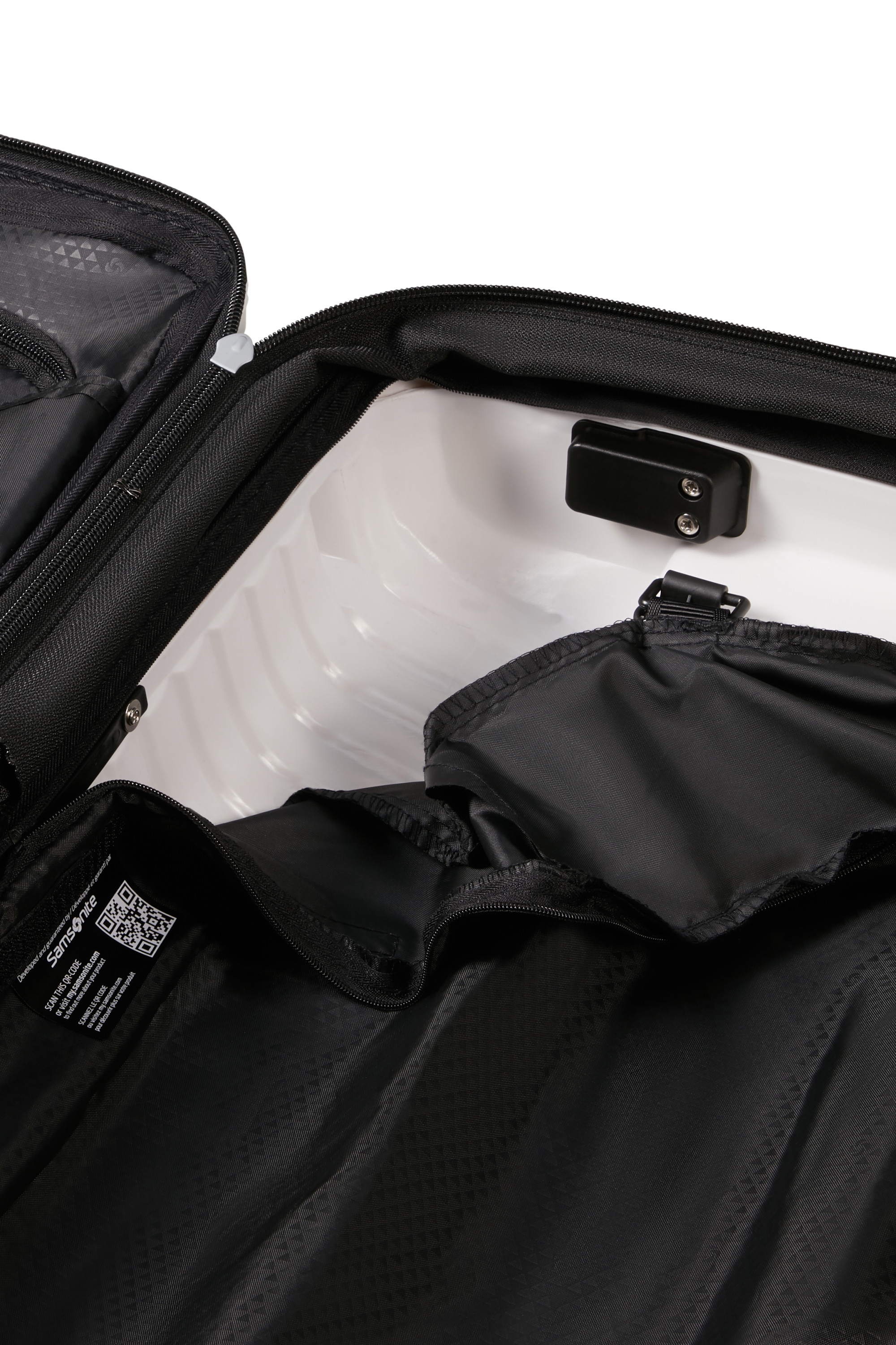 Upscape valise 4 roues taille l SAMSONITE Blanc