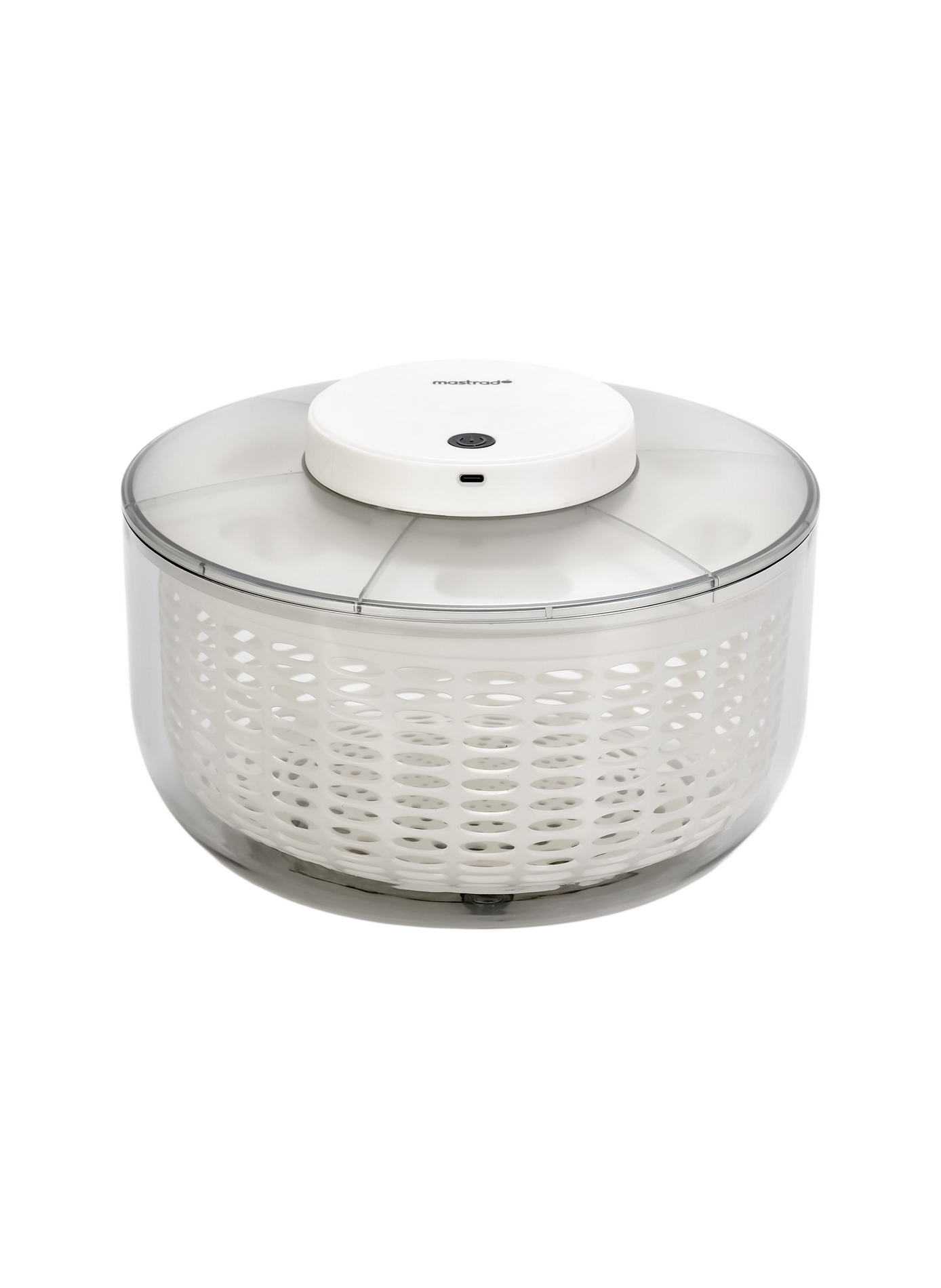 Rechargeable Electric Salad Spinner MASTRAD White