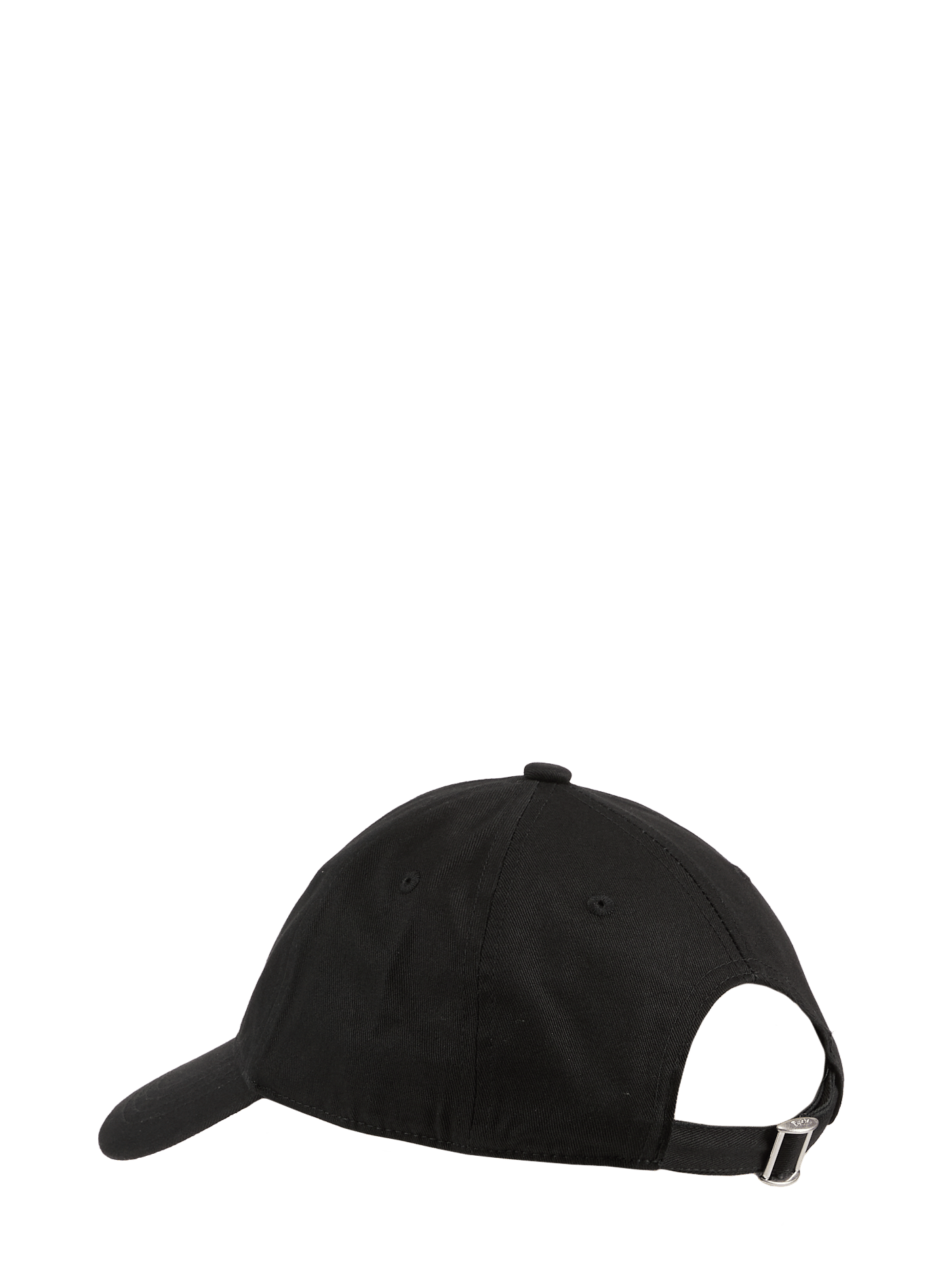 Cotton baseball cap with embroidered logo  DROLE DE MONSIEUR Black