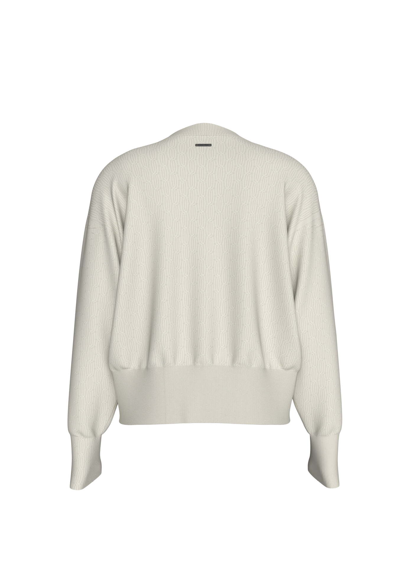 Rundhalsausschnitt Pullover mit langen Ärmeln CALVIN KLEIN Beige
