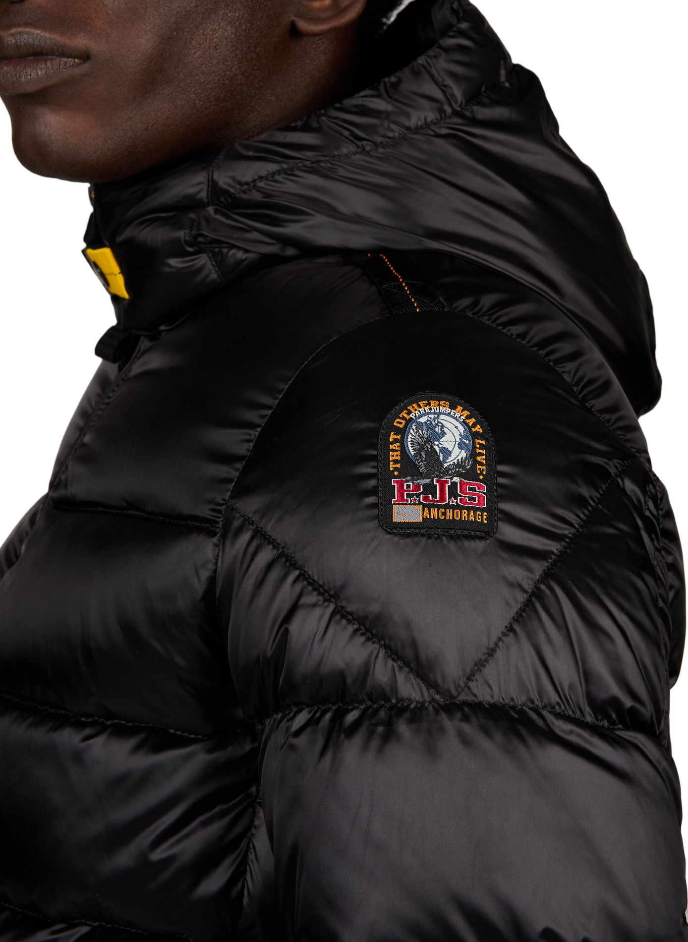 Doudoune matelassé Pharr à capuche PARAJUMPERS Noir