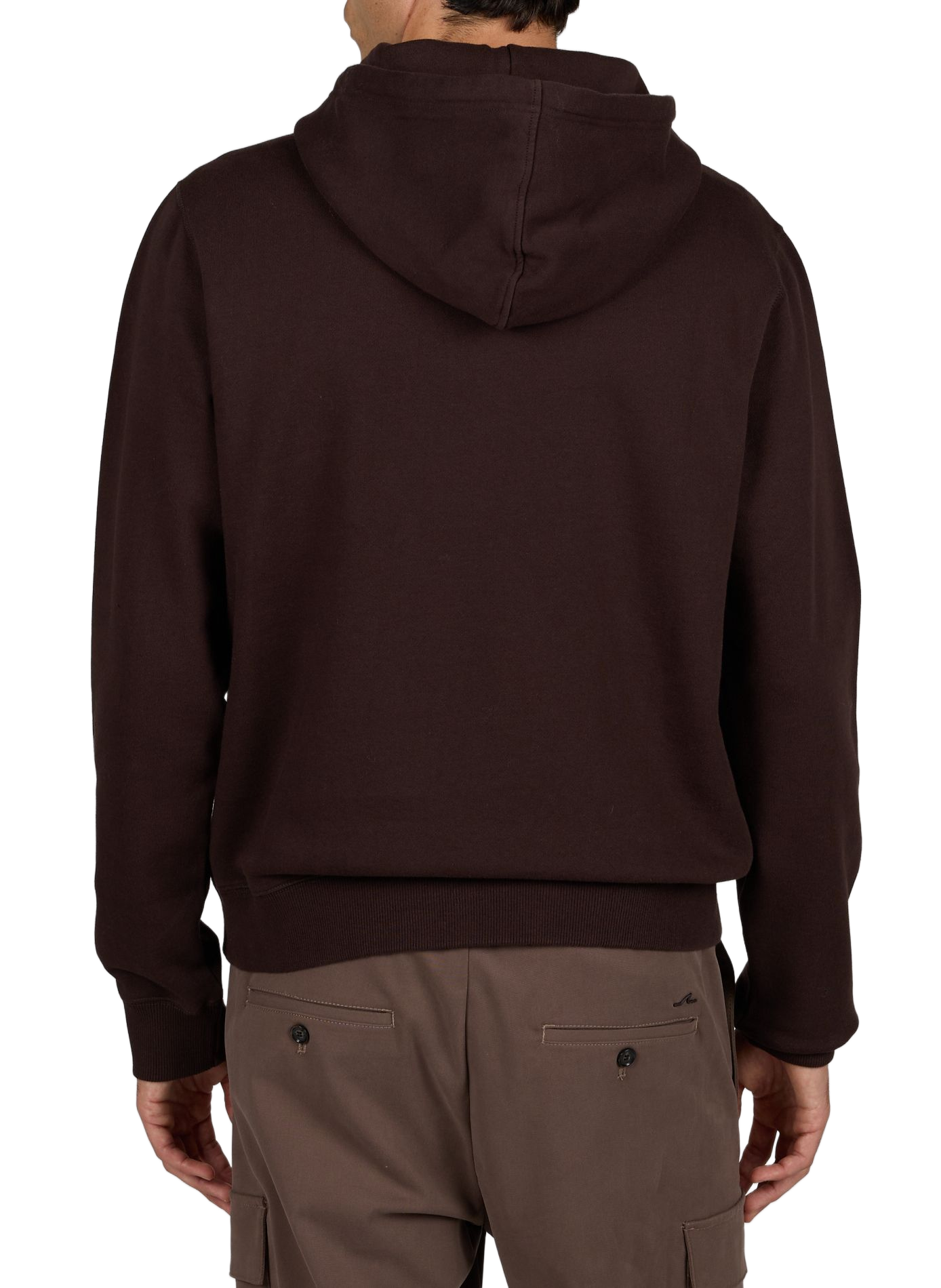 Oversize Kapuzenpullover aus Baumwolle MAISON LABICHE Braun