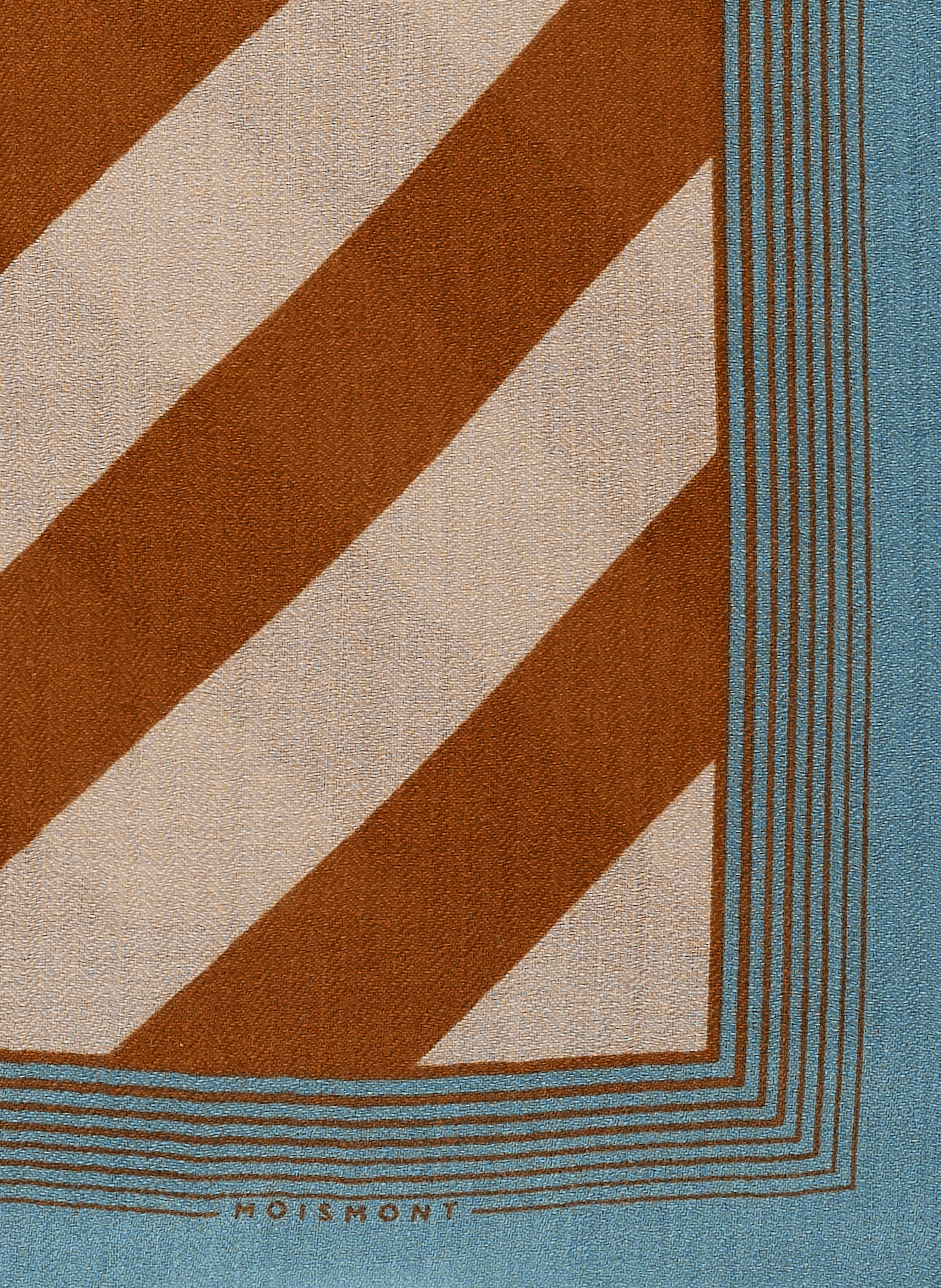 Foulard imprimé en laine MOISMONT Multicolore