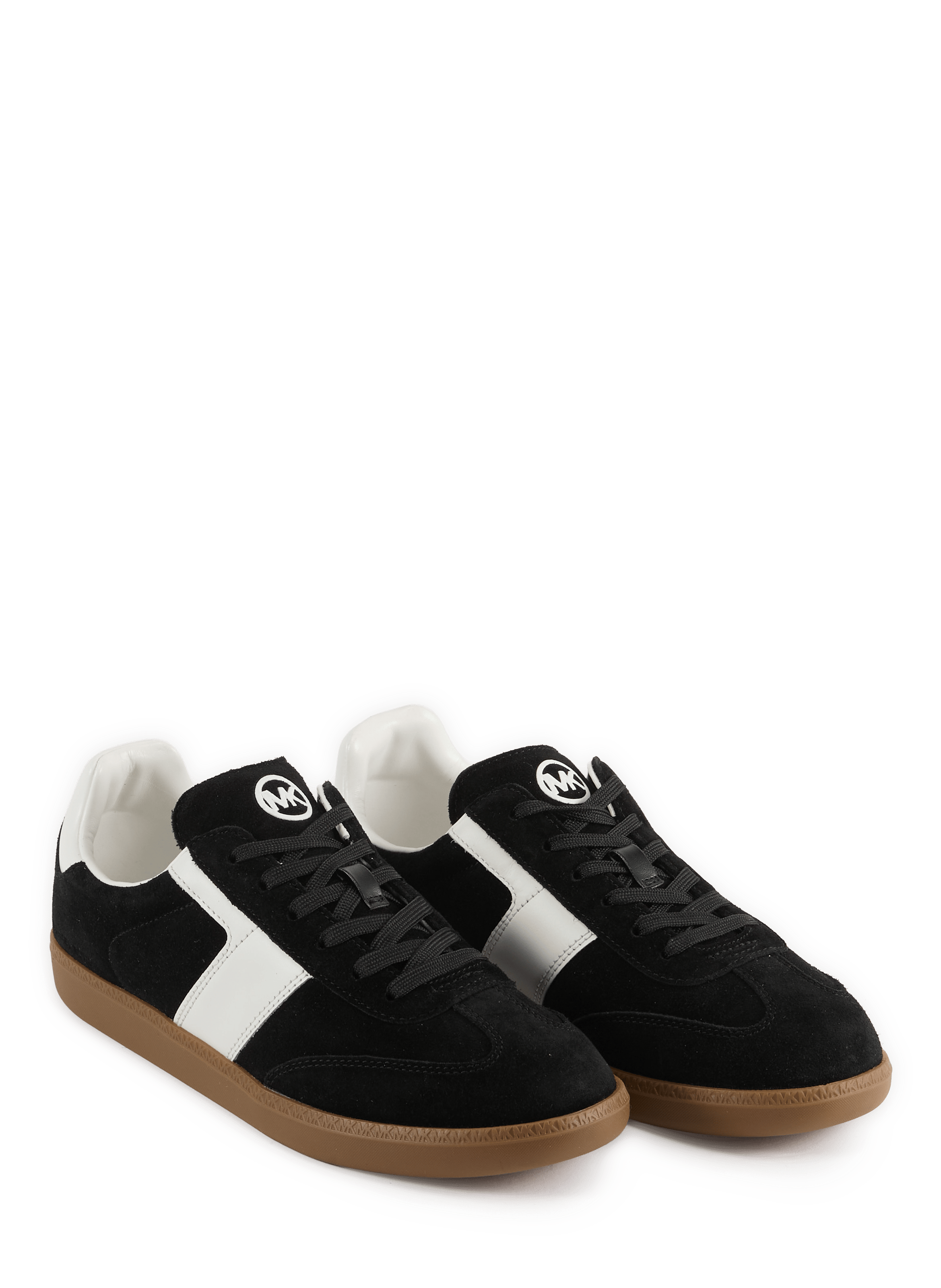 Jovie lace-up sneakers in suede leather MICHAEL KORS Black