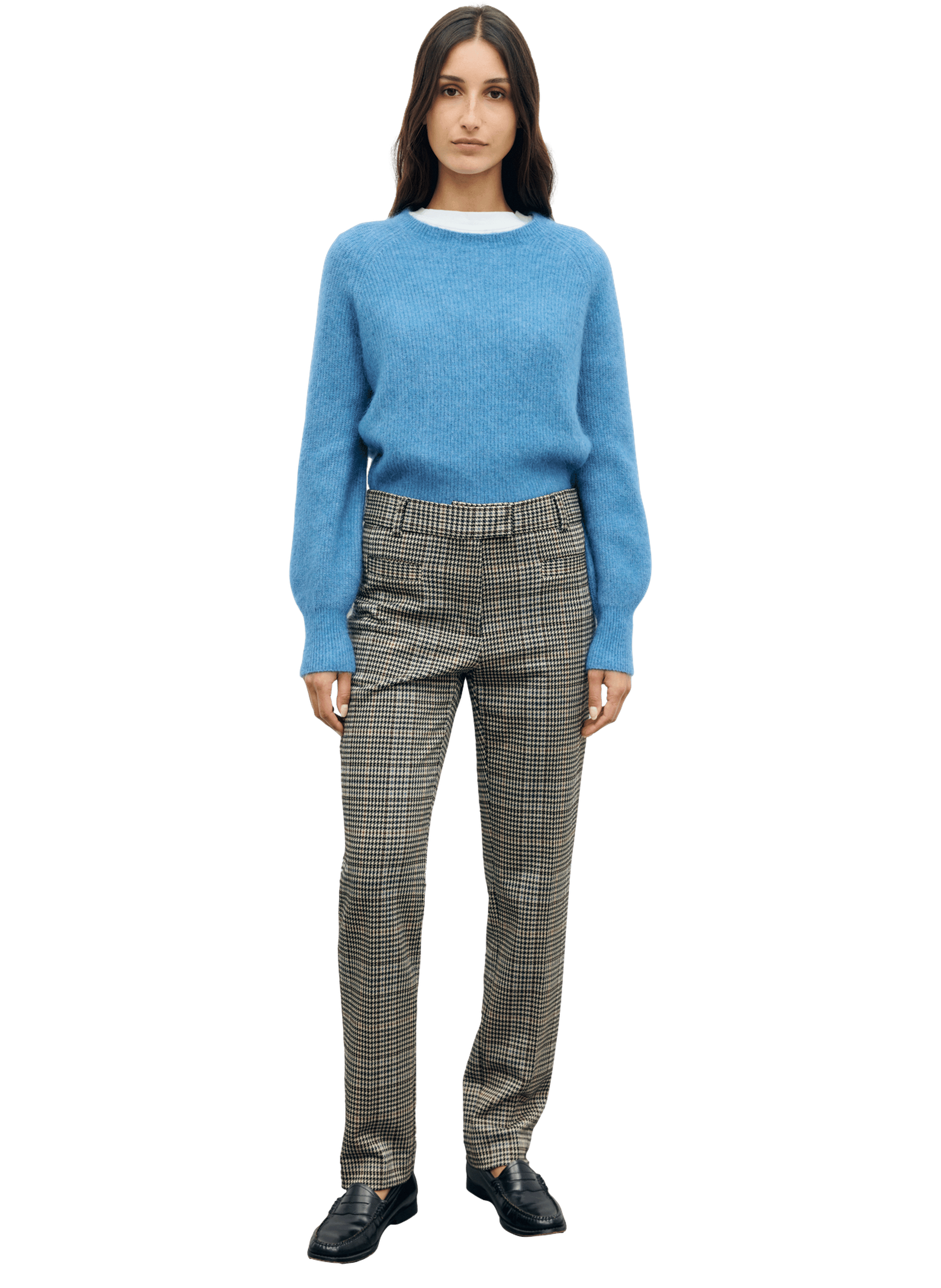 Pantalon slim pied de poule - madie GERARD DAREL Beige
