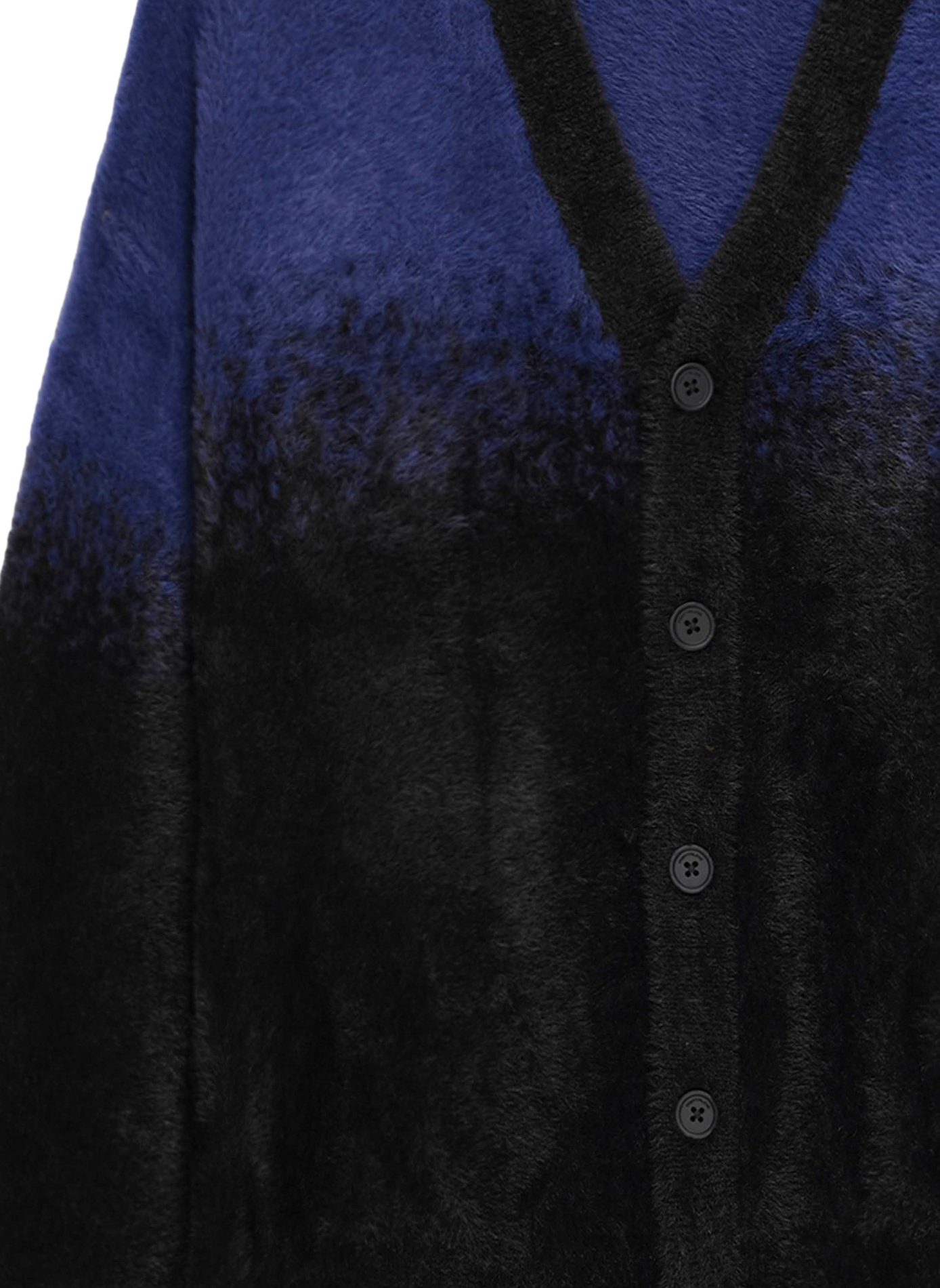 Davide straight-fit gradient cardigan GERTRUDE Blue