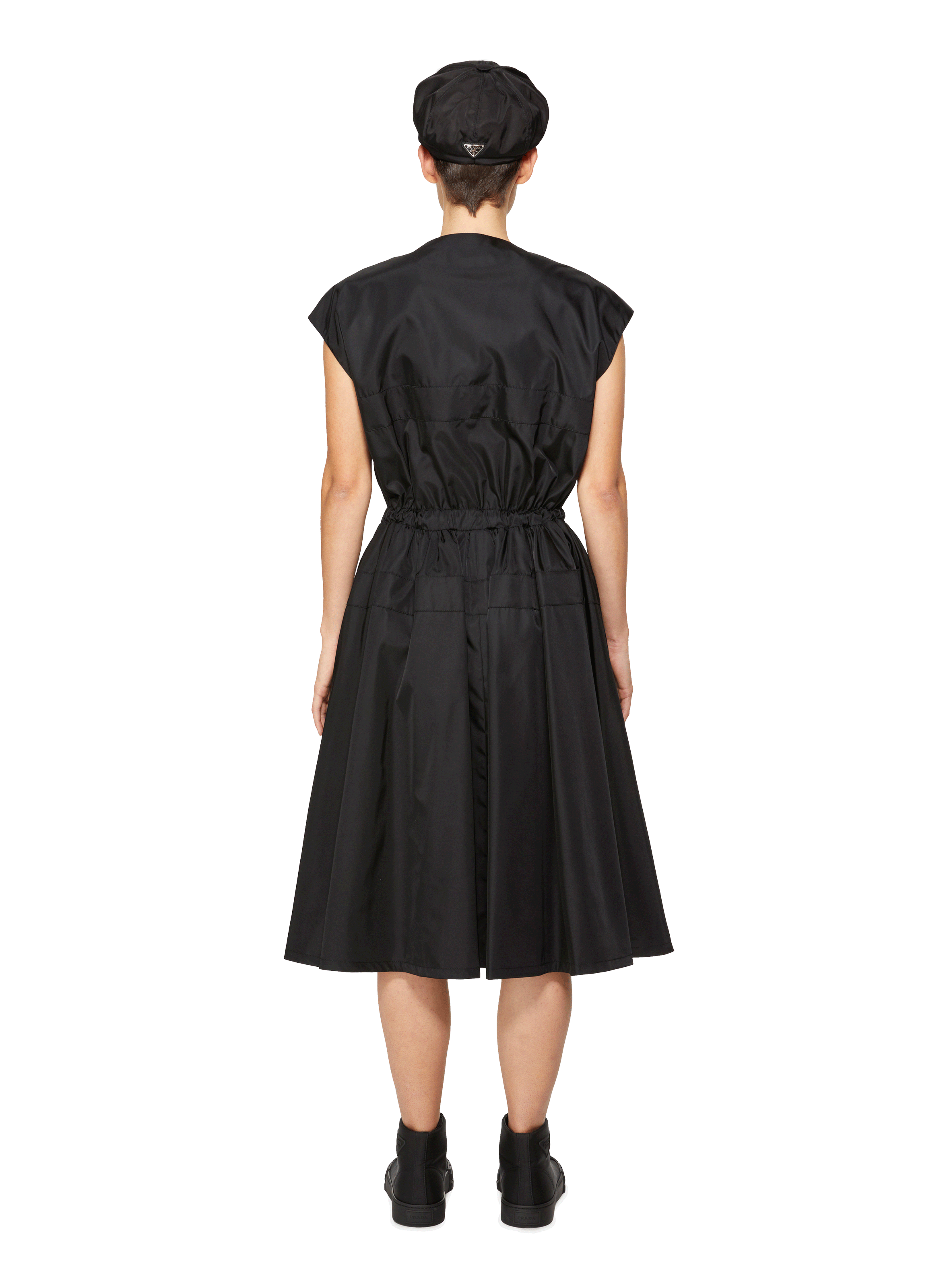 Re-Nylon Midi Dress PRADA Black
