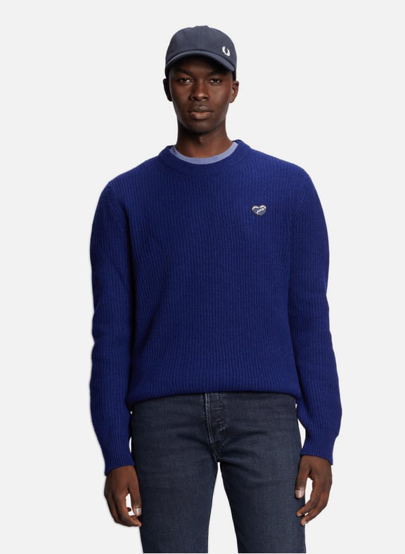 Pull en laine vierge Bleu by MAISON LABICHE MAISON LABICHE Pull en laine vierge Bleu