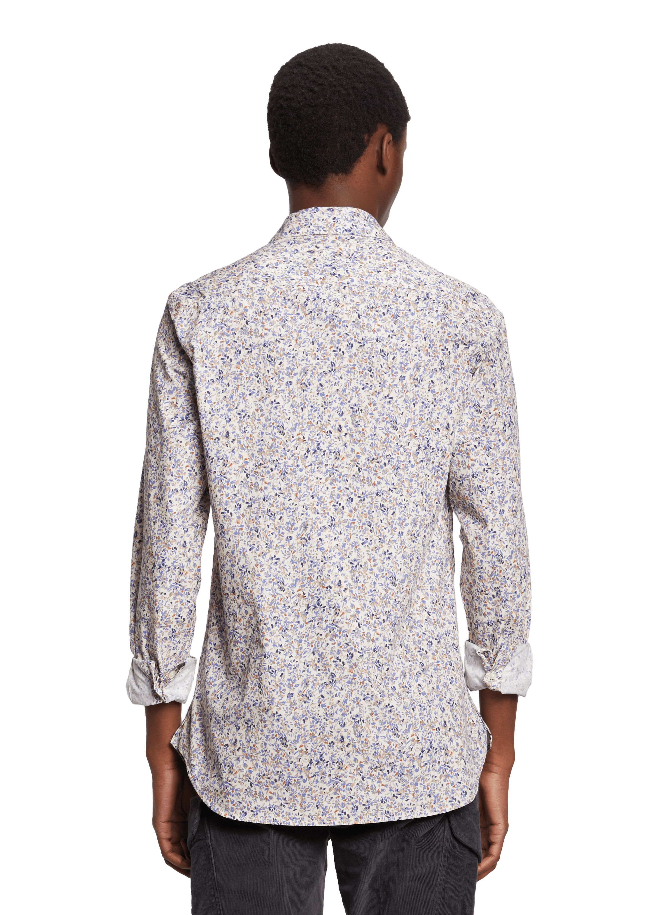 Chemise Slim imprimée  AU PRINTEMPS PARIS Beige