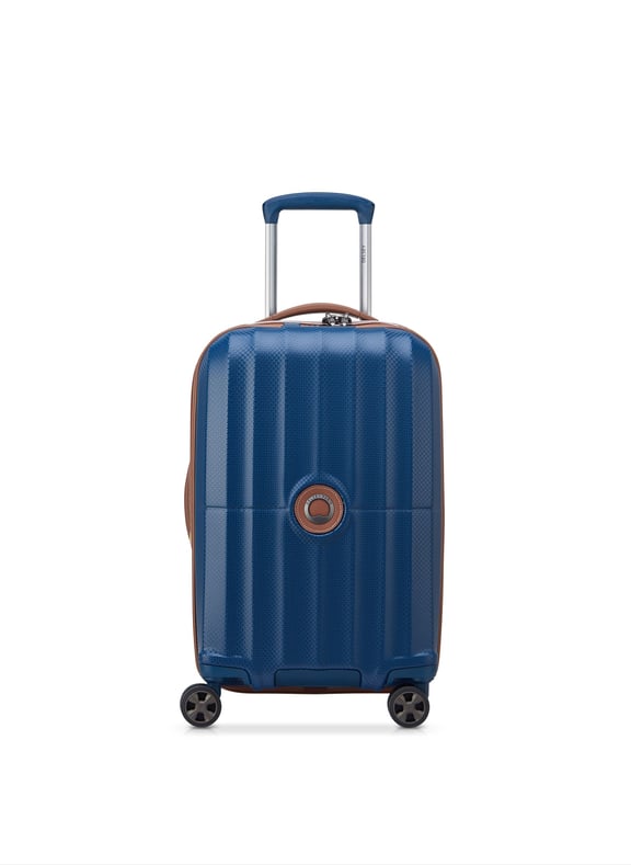 Valise cabine rigide taille s - carrousel Bleu by DELSEY PARIS DELSEY PARIS Valise cabine rigide taille s - carrousel Bleu
