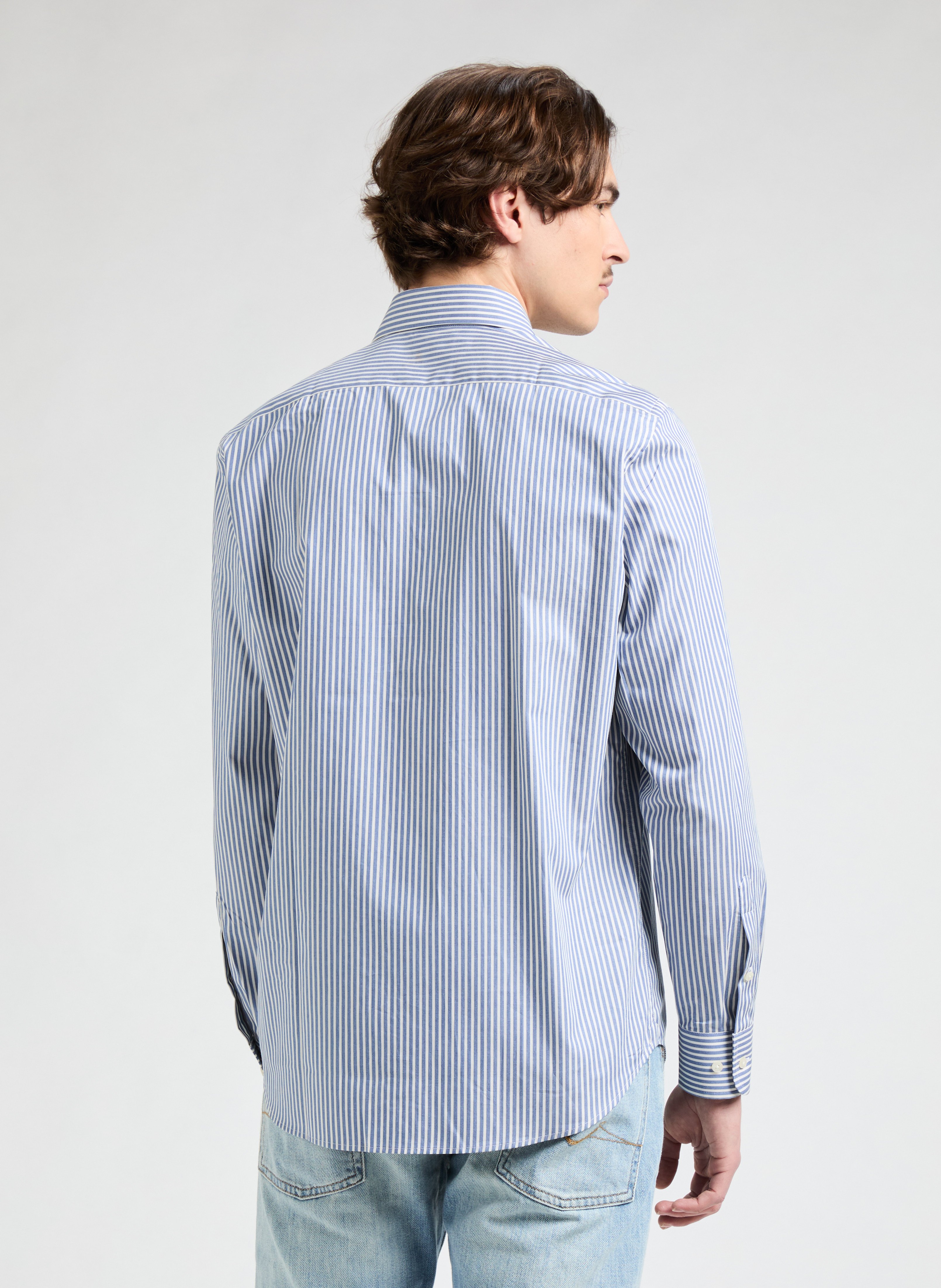 Chemise à rayures FACONNABLE Bleu